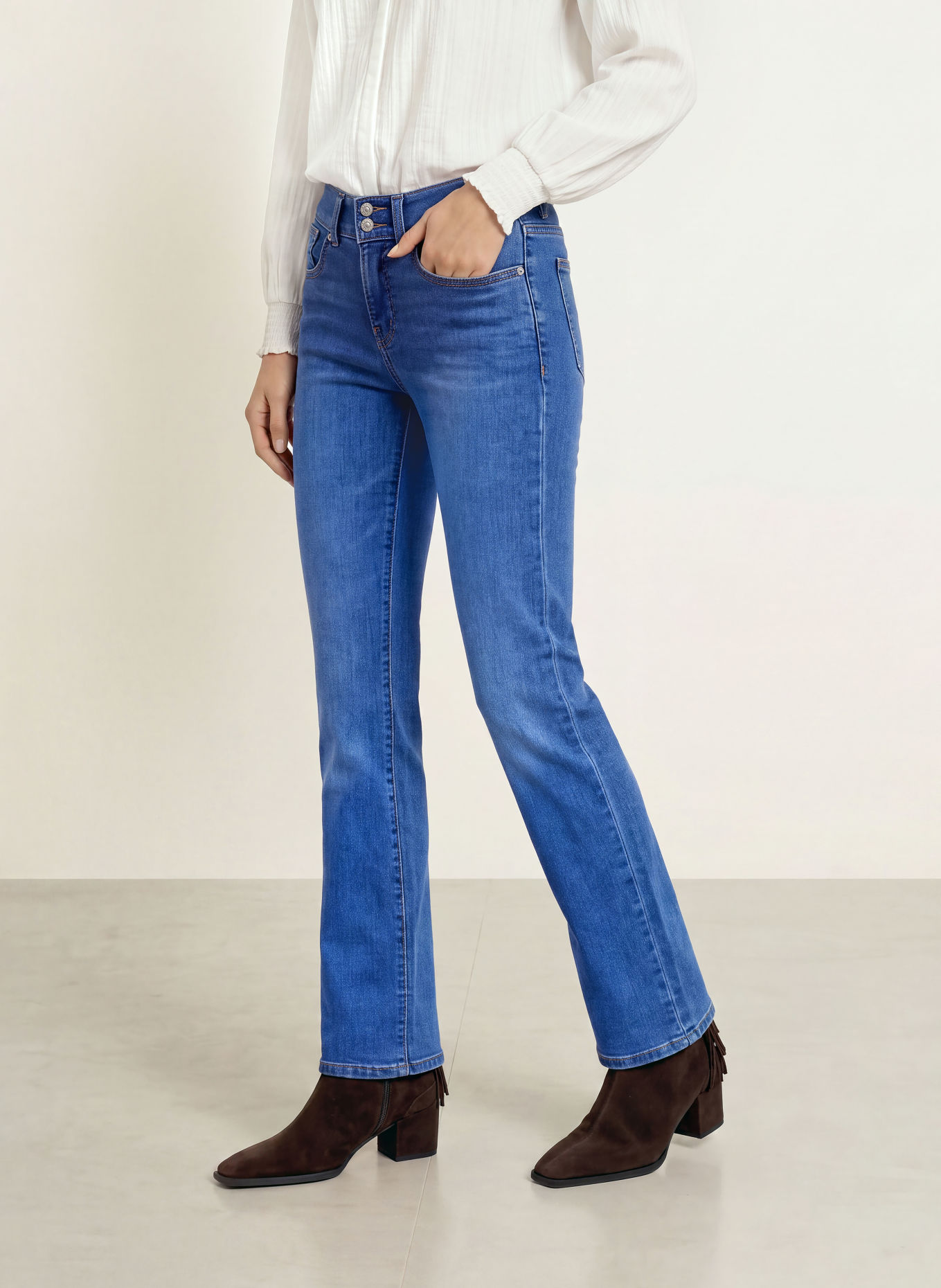Levi's® Jean droit 314: 01 Med Indigo - Worn In