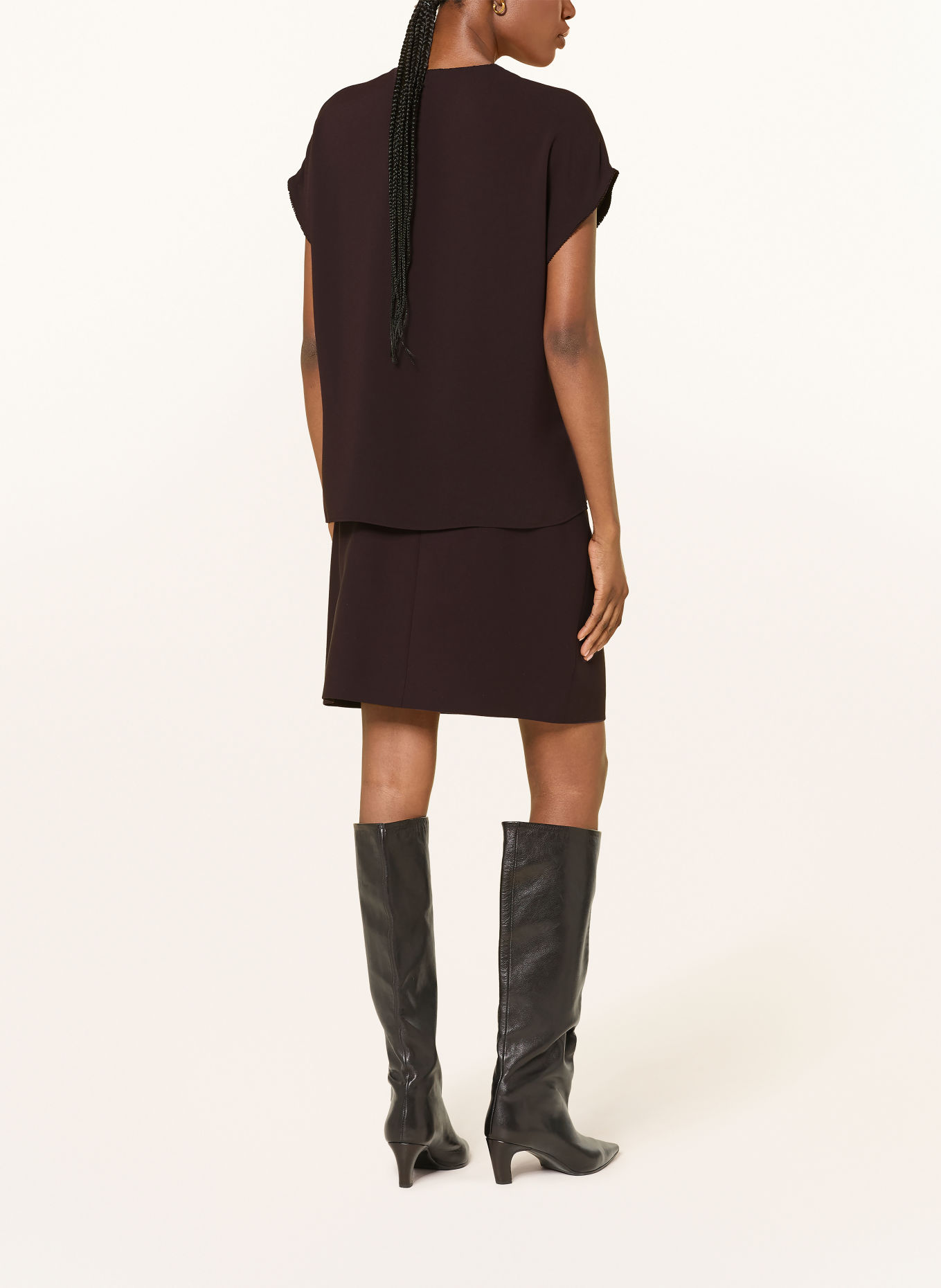 windsor. Blouse: DARK BROWN