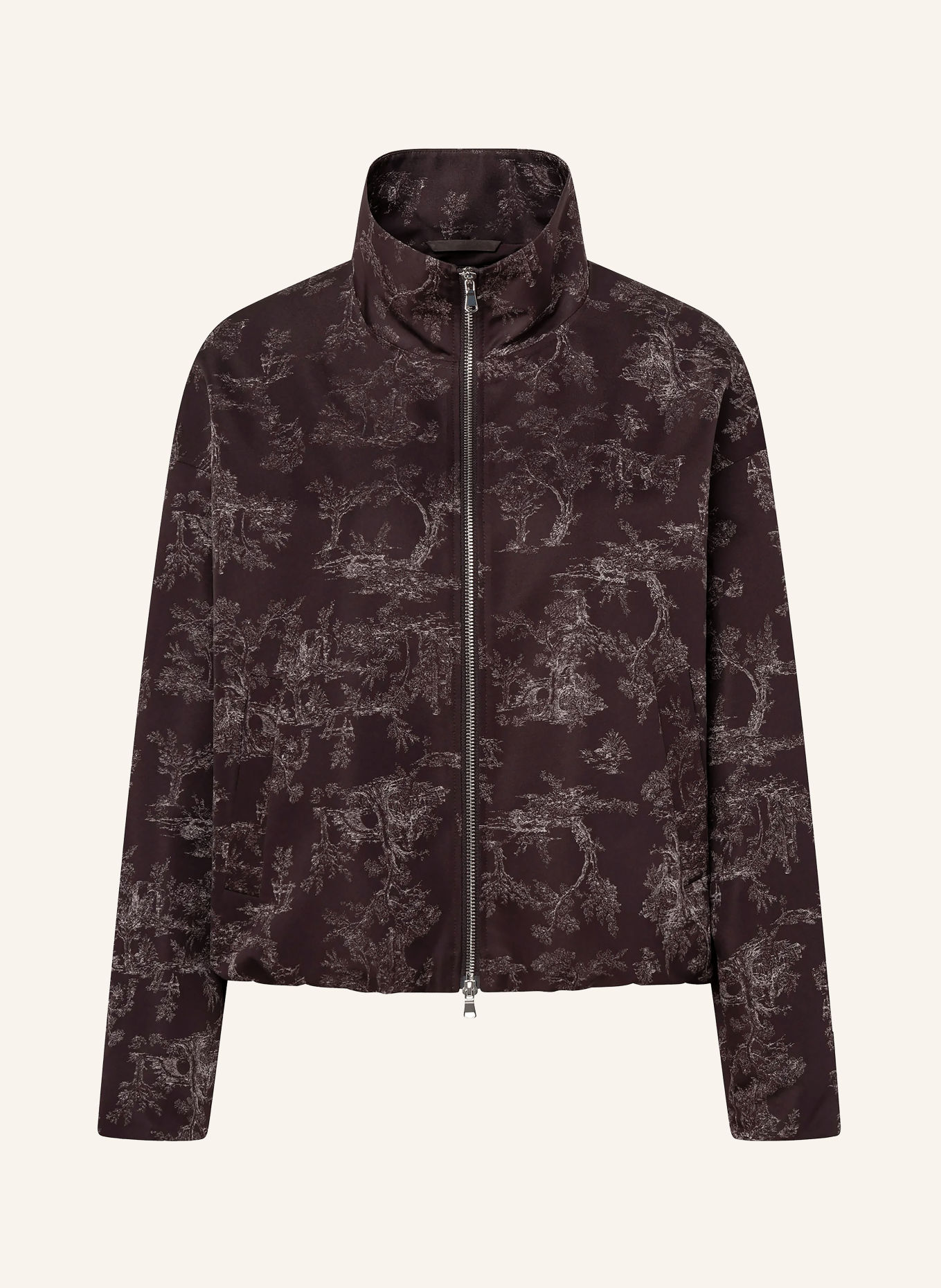 windsor. Blouson: ROUGE FONCÉ / GRIS CLAIR