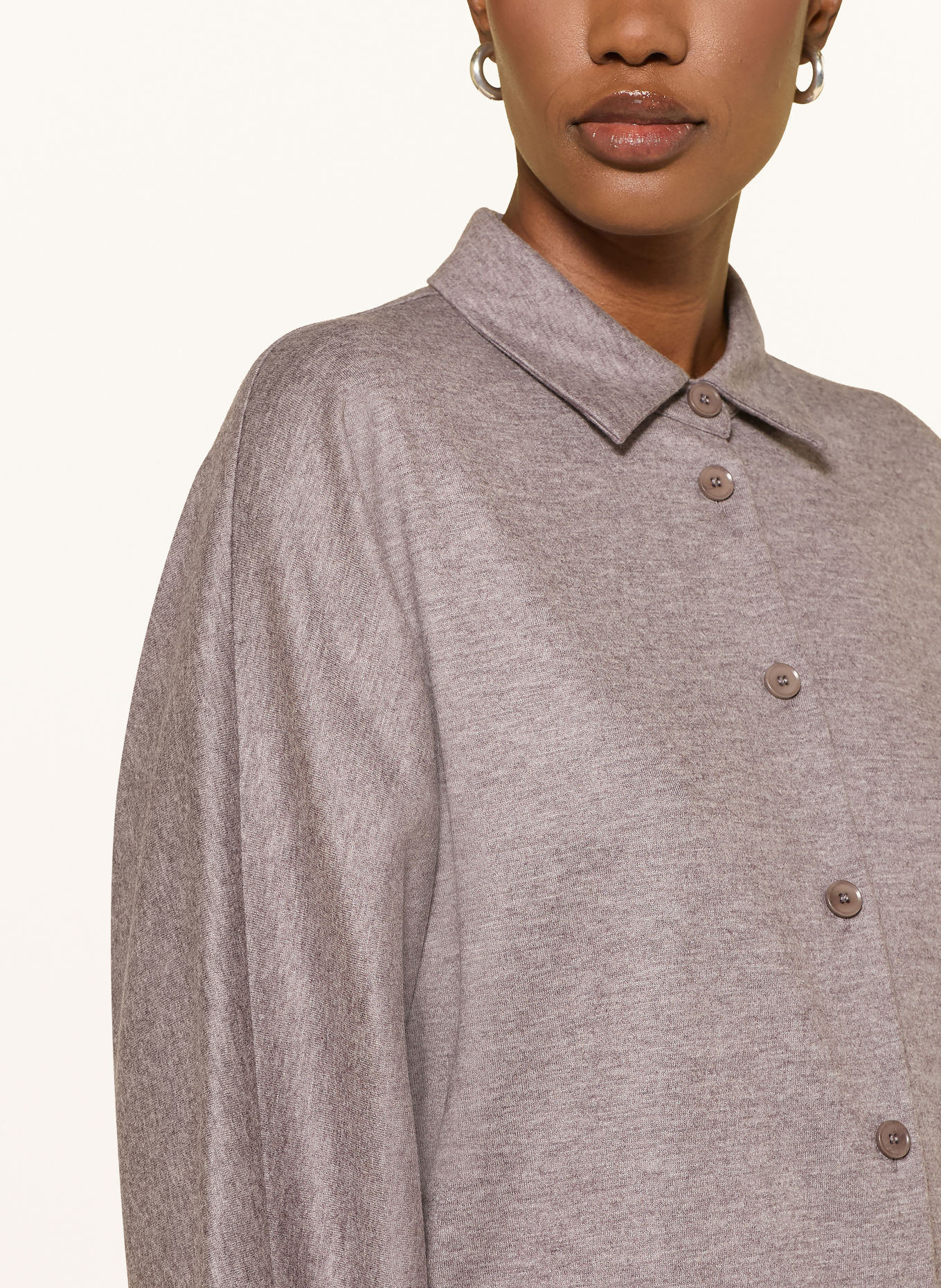 windsor. Overhemdblouse van jersey: LICHTPAARS
