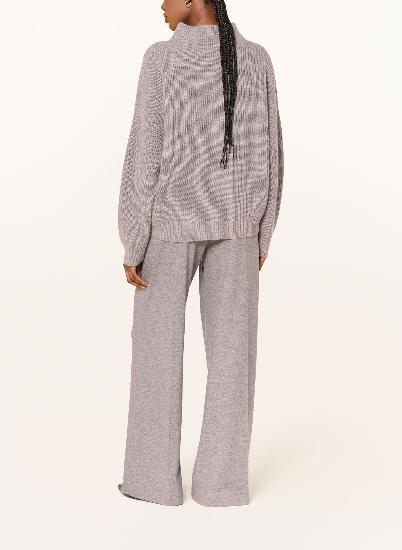 windsor. Jersey wide-leg trousers: LIGHT PURPLE