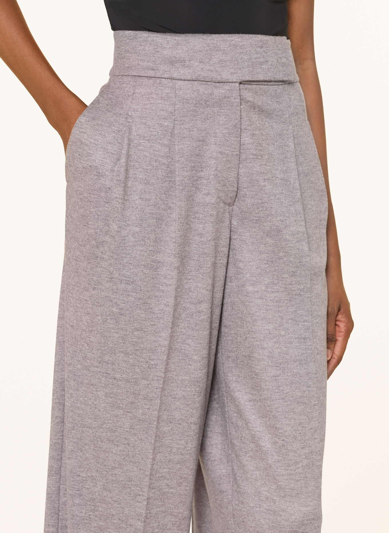 windsor. Jersey wide-leg trousers: LIGHT PURPLE