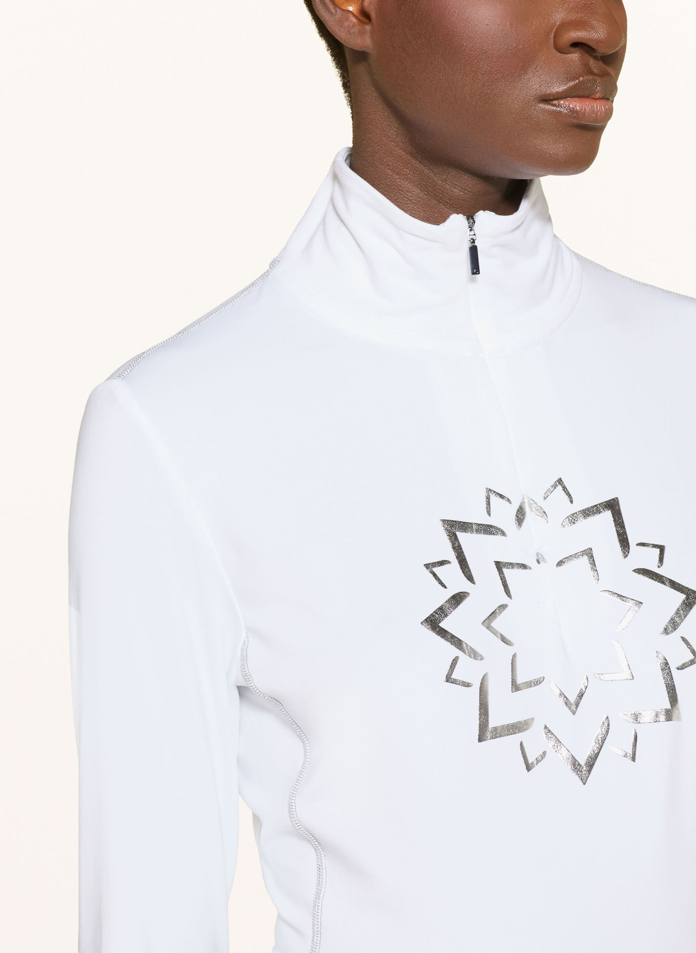 LUHTA Midlayer KIRSTULA: WEISS / SILBER