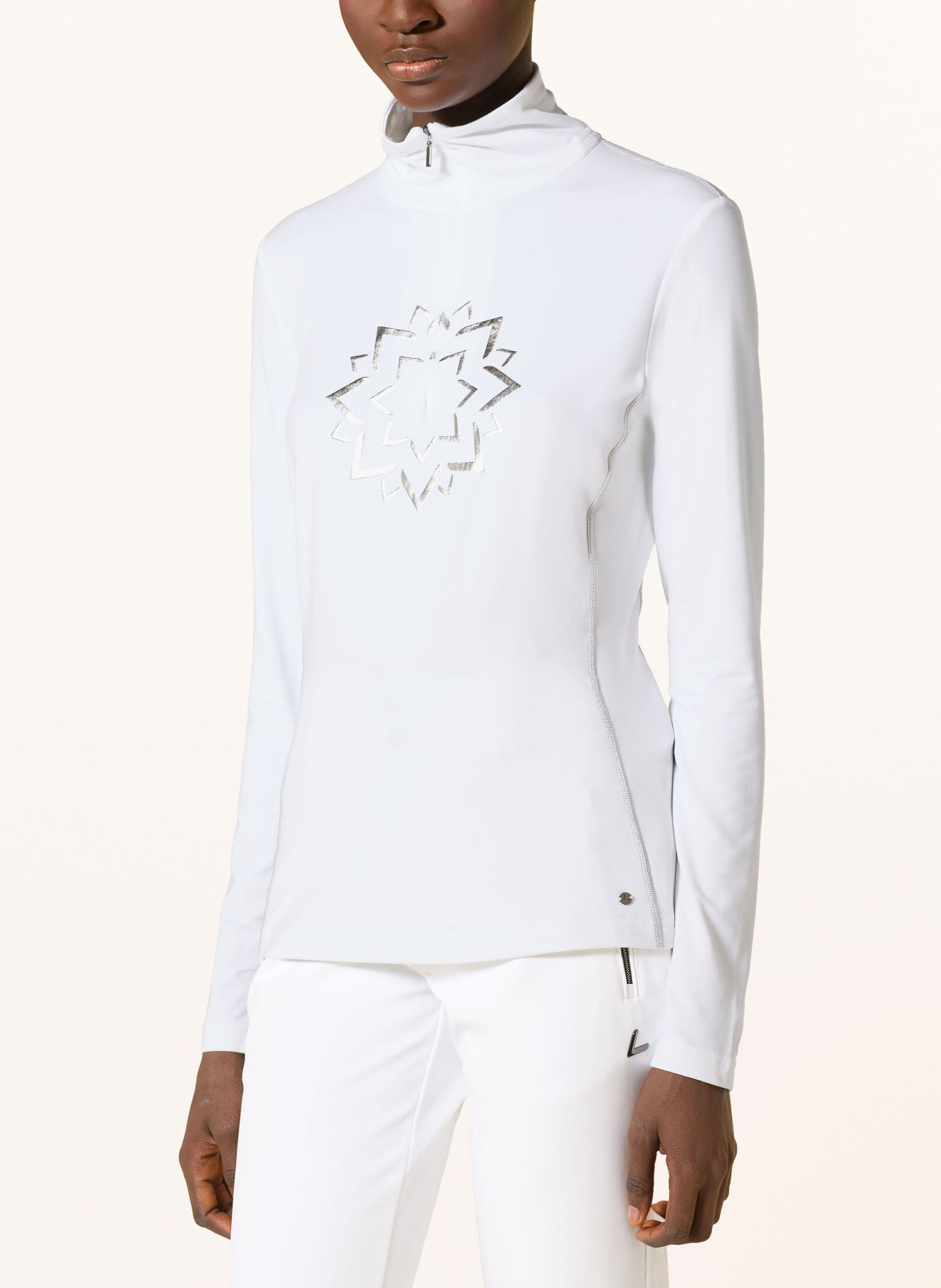 LUHTA Midlayer KIRSTULA: WEISS / SILBER