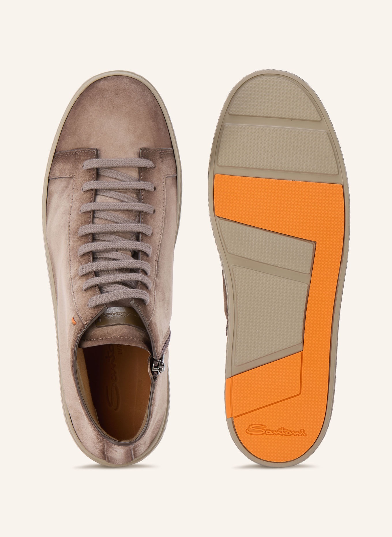 Santoni High-top sneakers DUMP: TAUPE / GRIJS