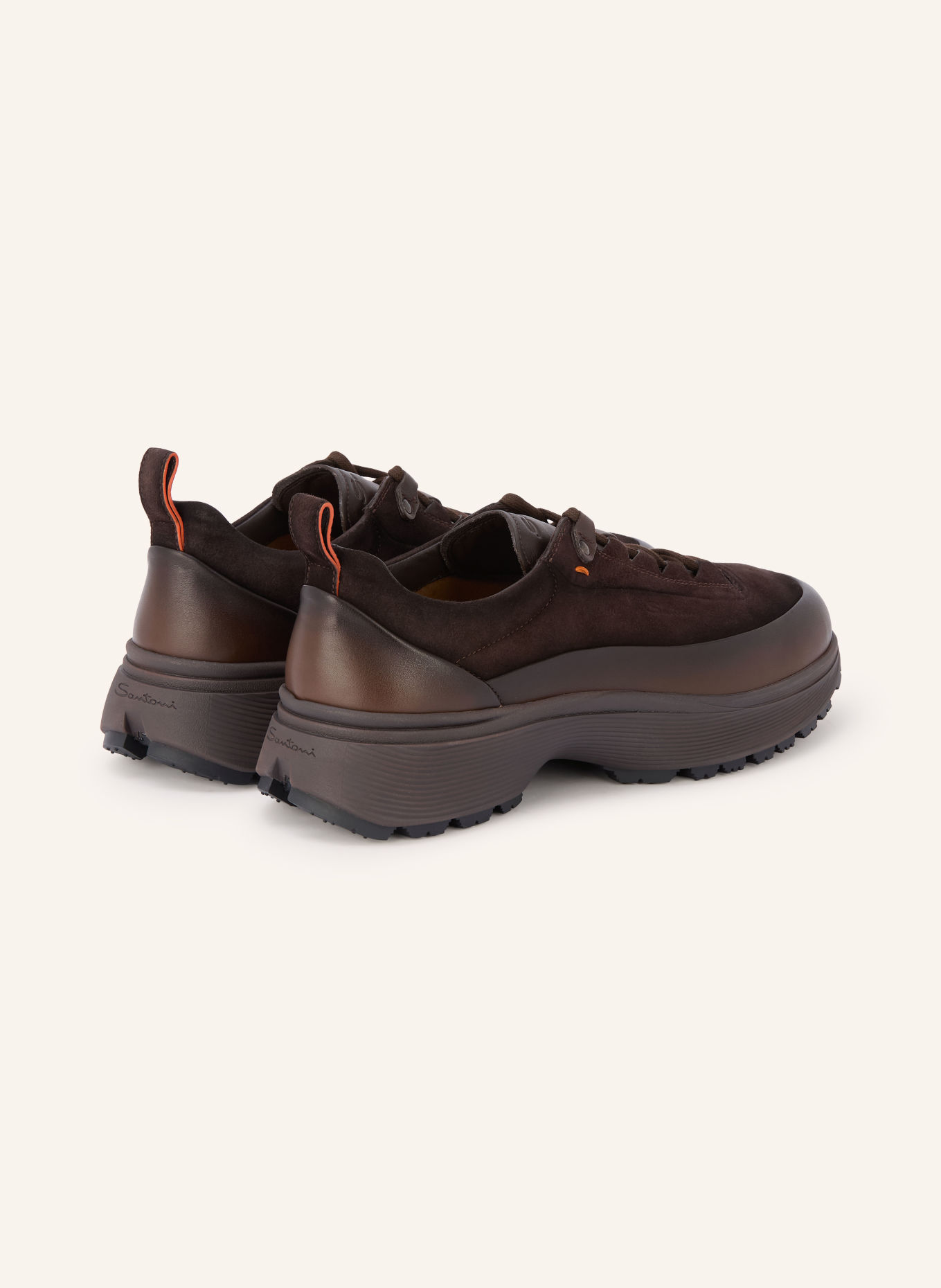 Santoni Sneakers EASY BOUNCE: MARRON FONCÉ