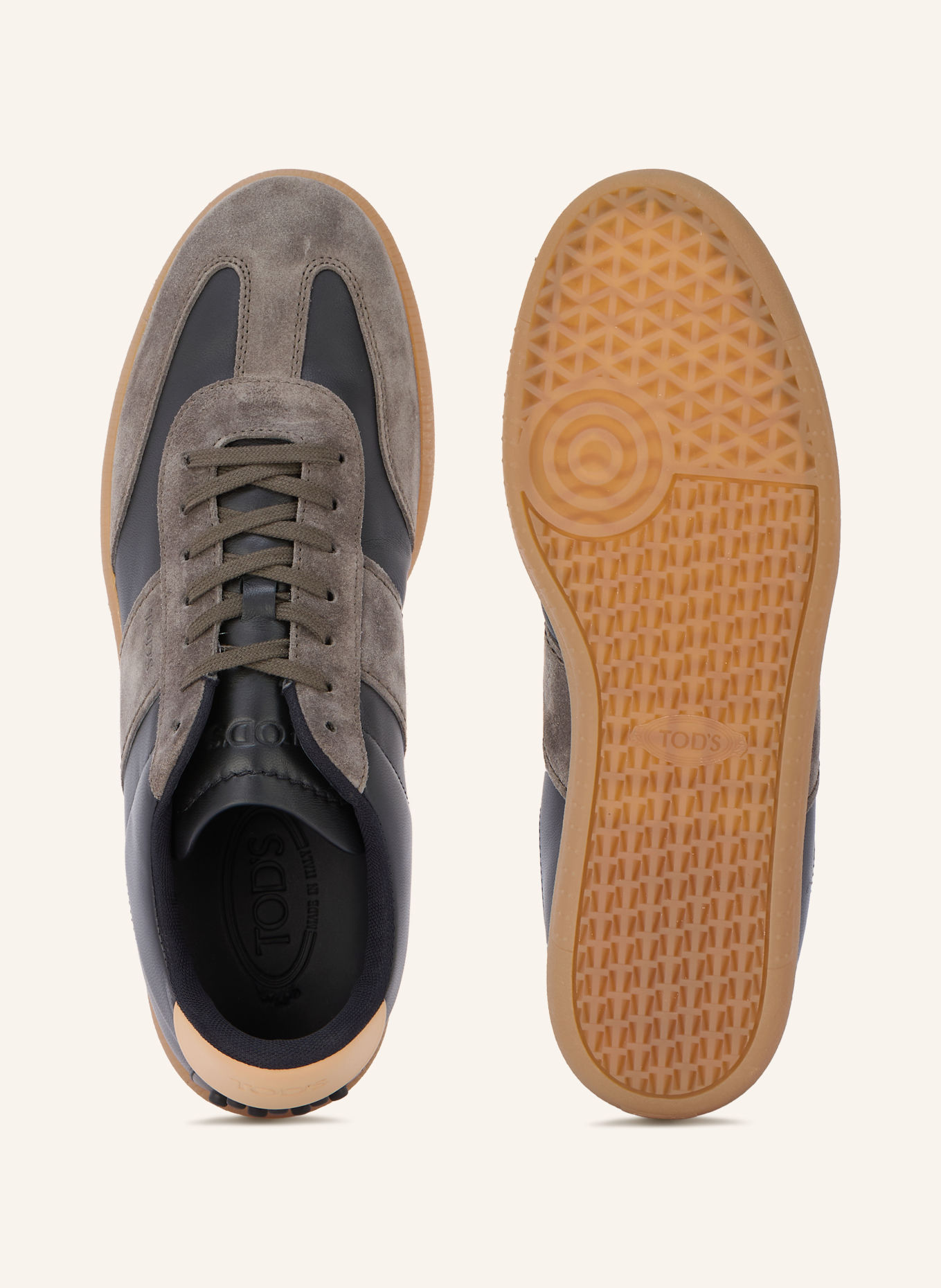 TOD'S Sneaker: SCHWARZ / GRAU