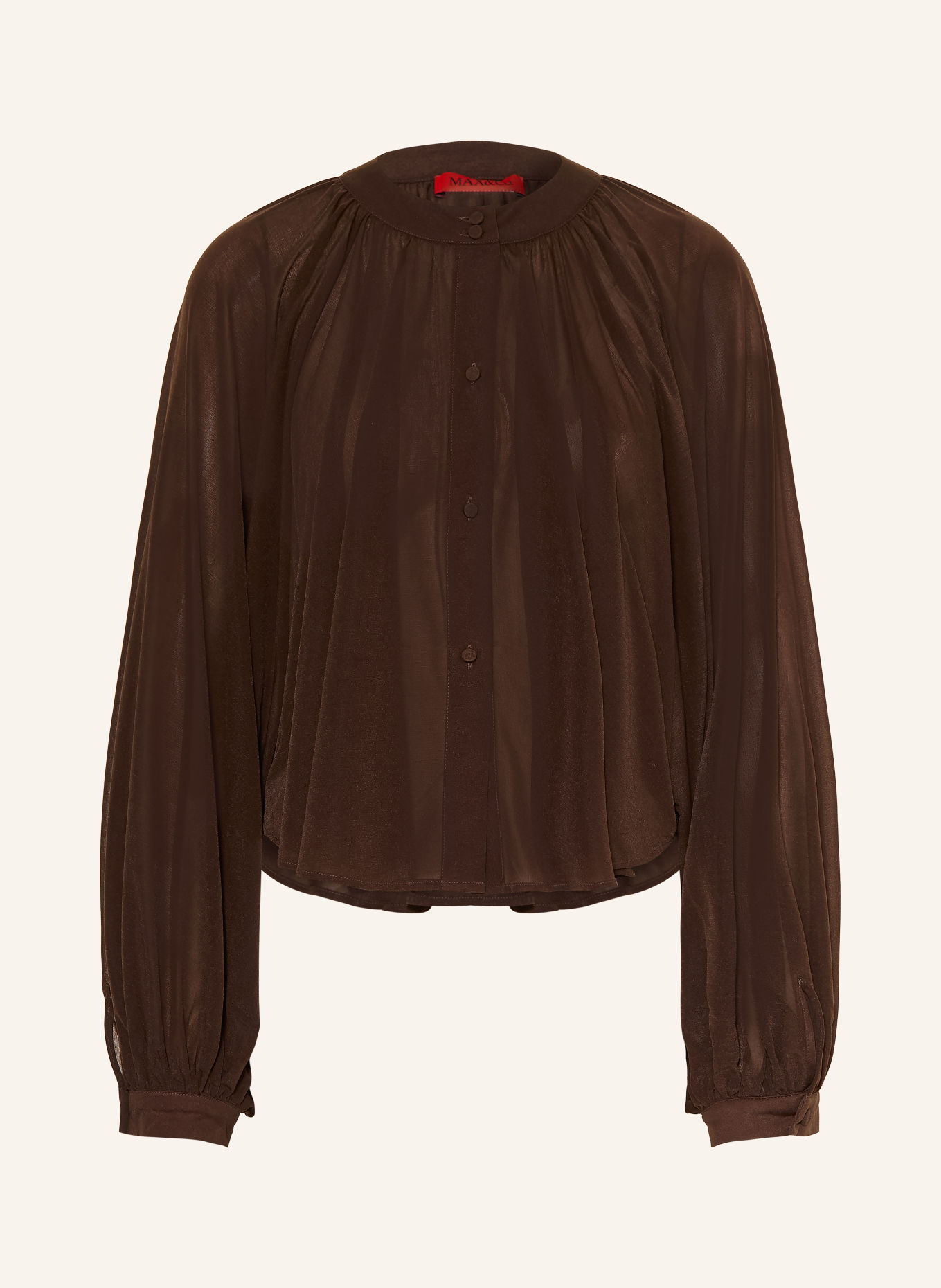 MAX & Co. Blouse GHIGLIA: MARRON FONCÉ
