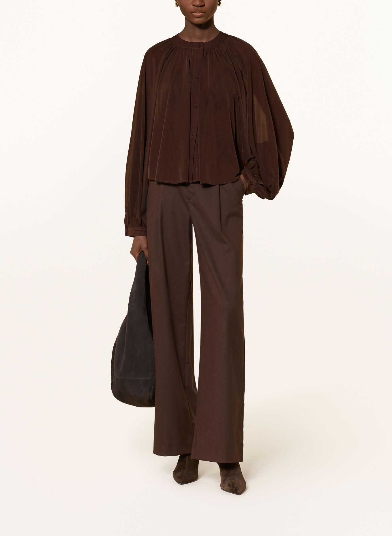 MAX & Co. Blouse GHIGLIA: MARRON FONCÉ