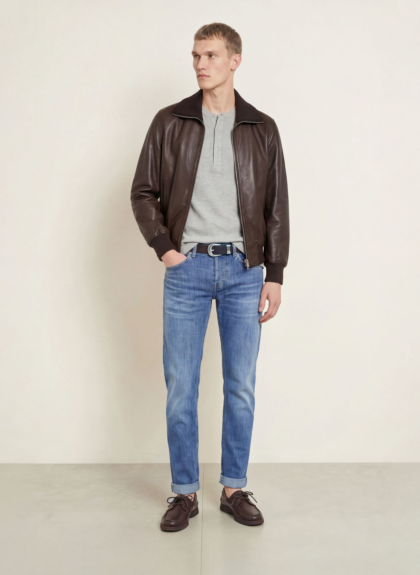 Dondup Jeans GEORGE Skinny Fit: 800 BLUE