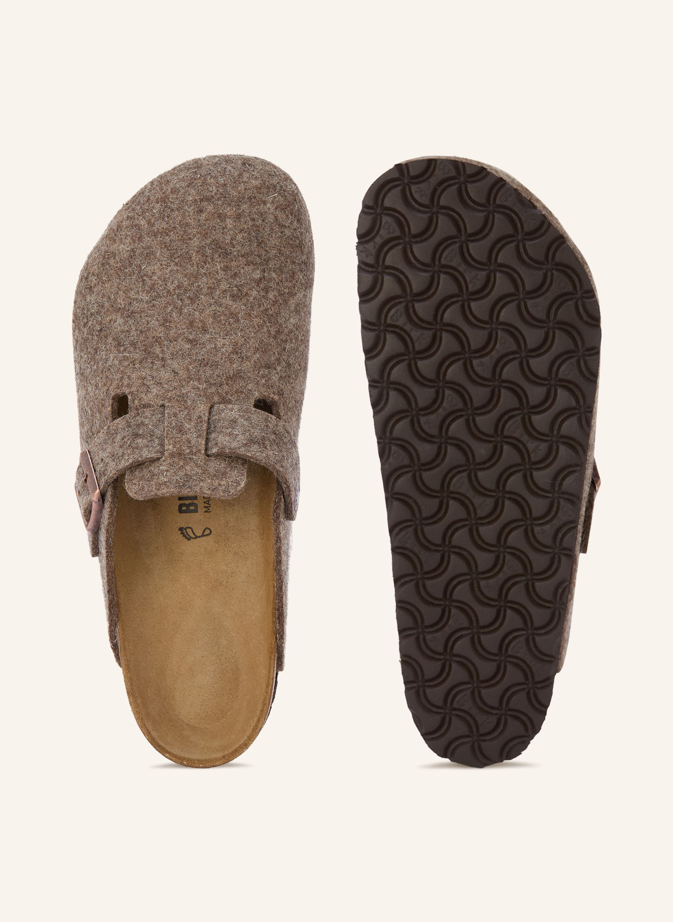 BIRKENSTOCK Pantoletten BOSTON: BRAUN
