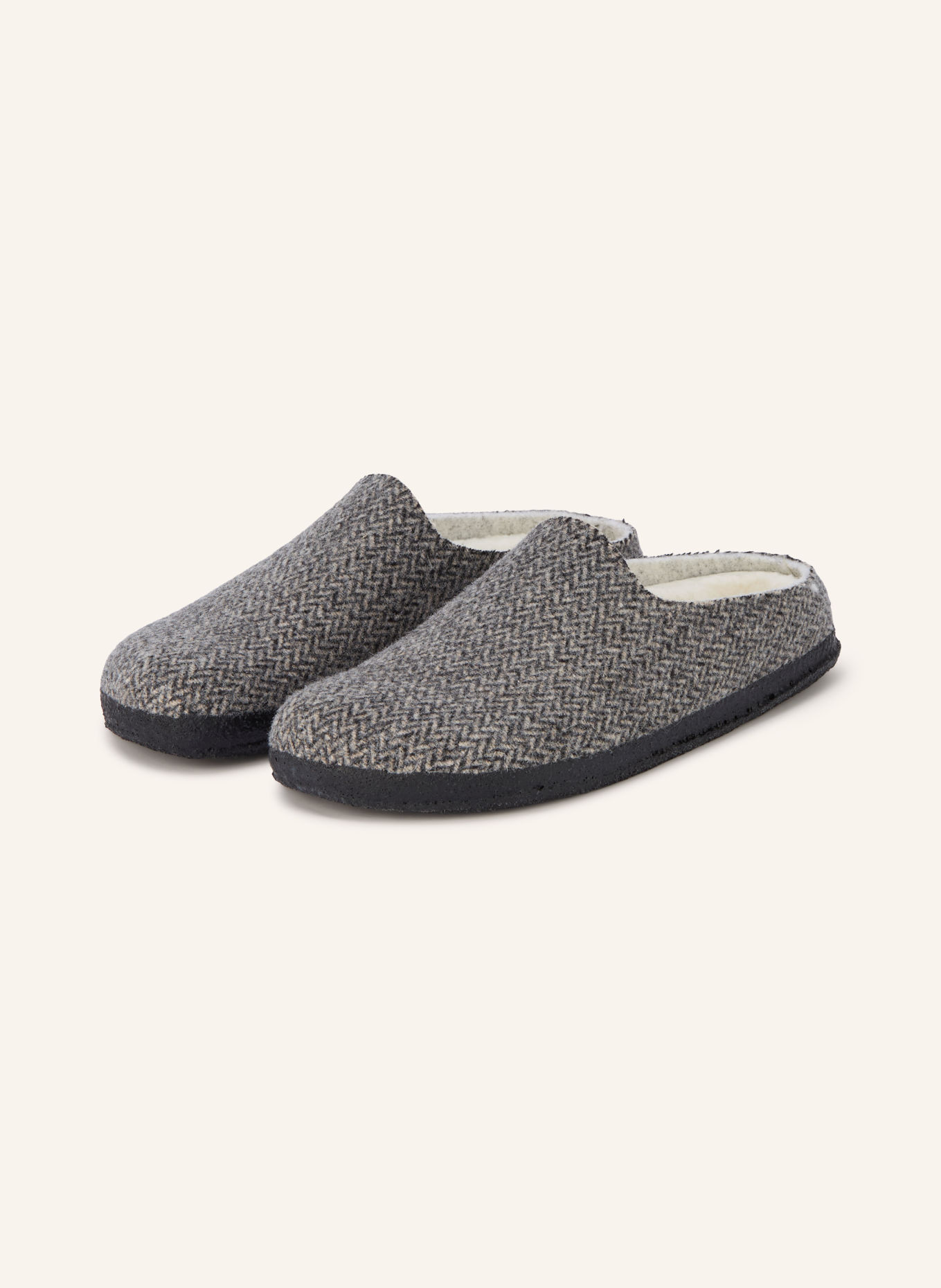 BIRKENSTOCK Kapcie AMSTERDAM: CZIEMNOSZARY / JASNOCZARY