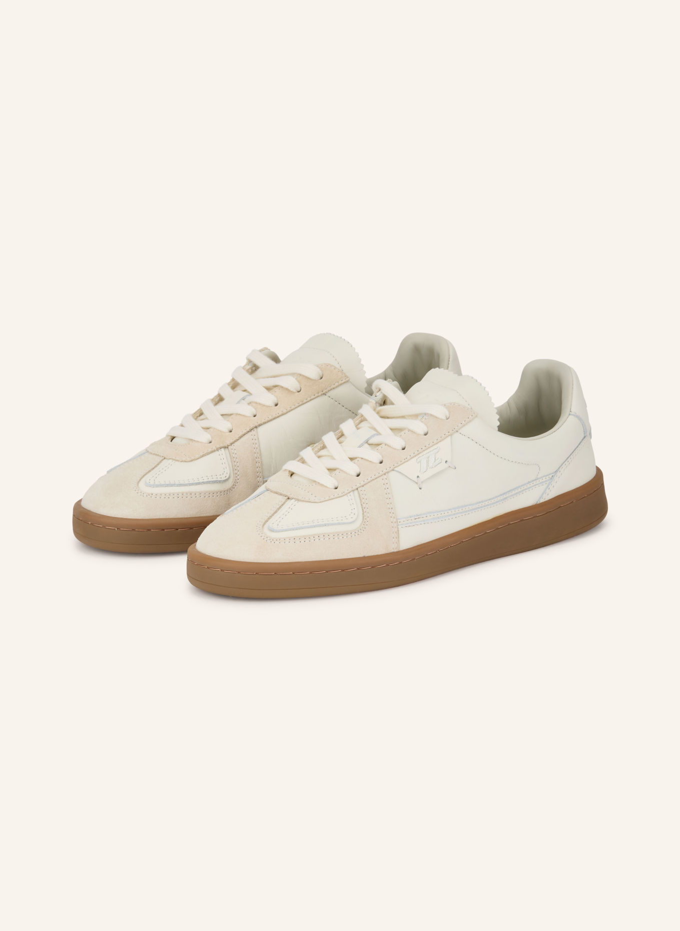 THESING Sneaker BIG BANG: ZWART / MARRON FONCÉ / ECRU