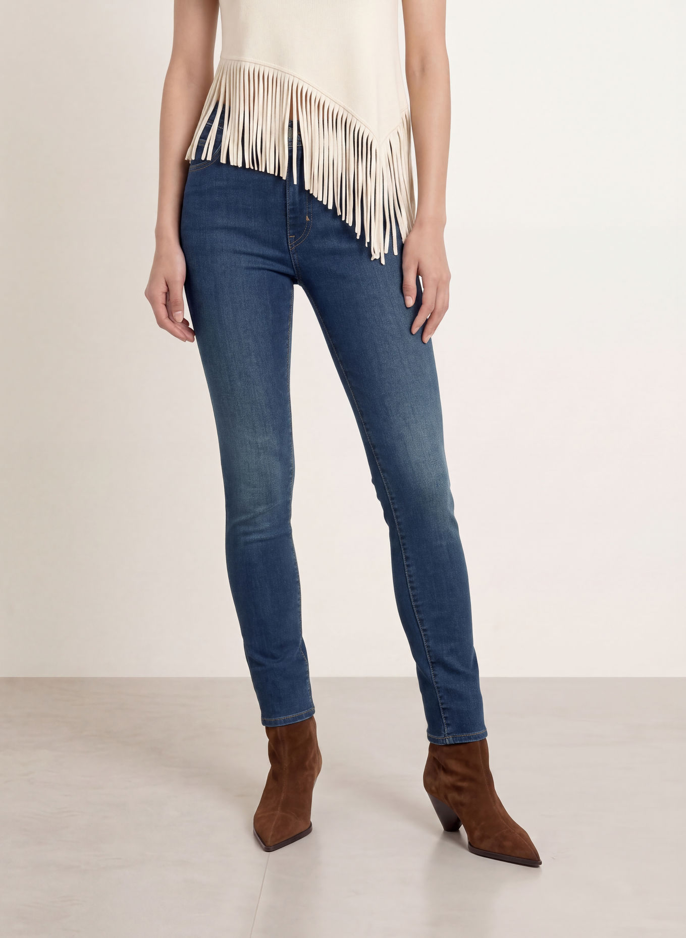 Levi's® Skinny Jeans 721 HIGH RISE SKINNY: 65 Dark Indigo - Worn In