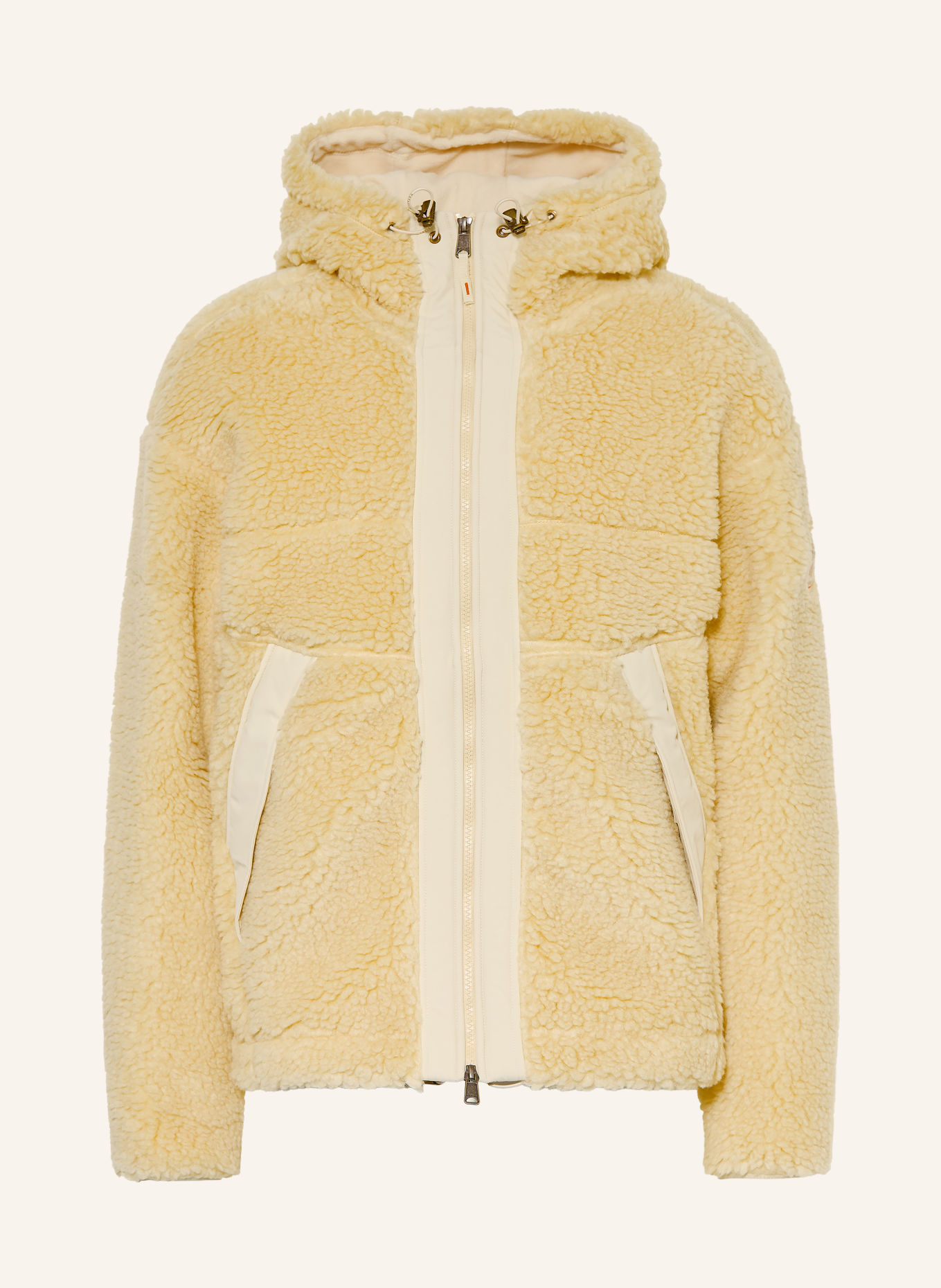 NAPAPIJRI Teddyfell-Jacke: HELLGELB
