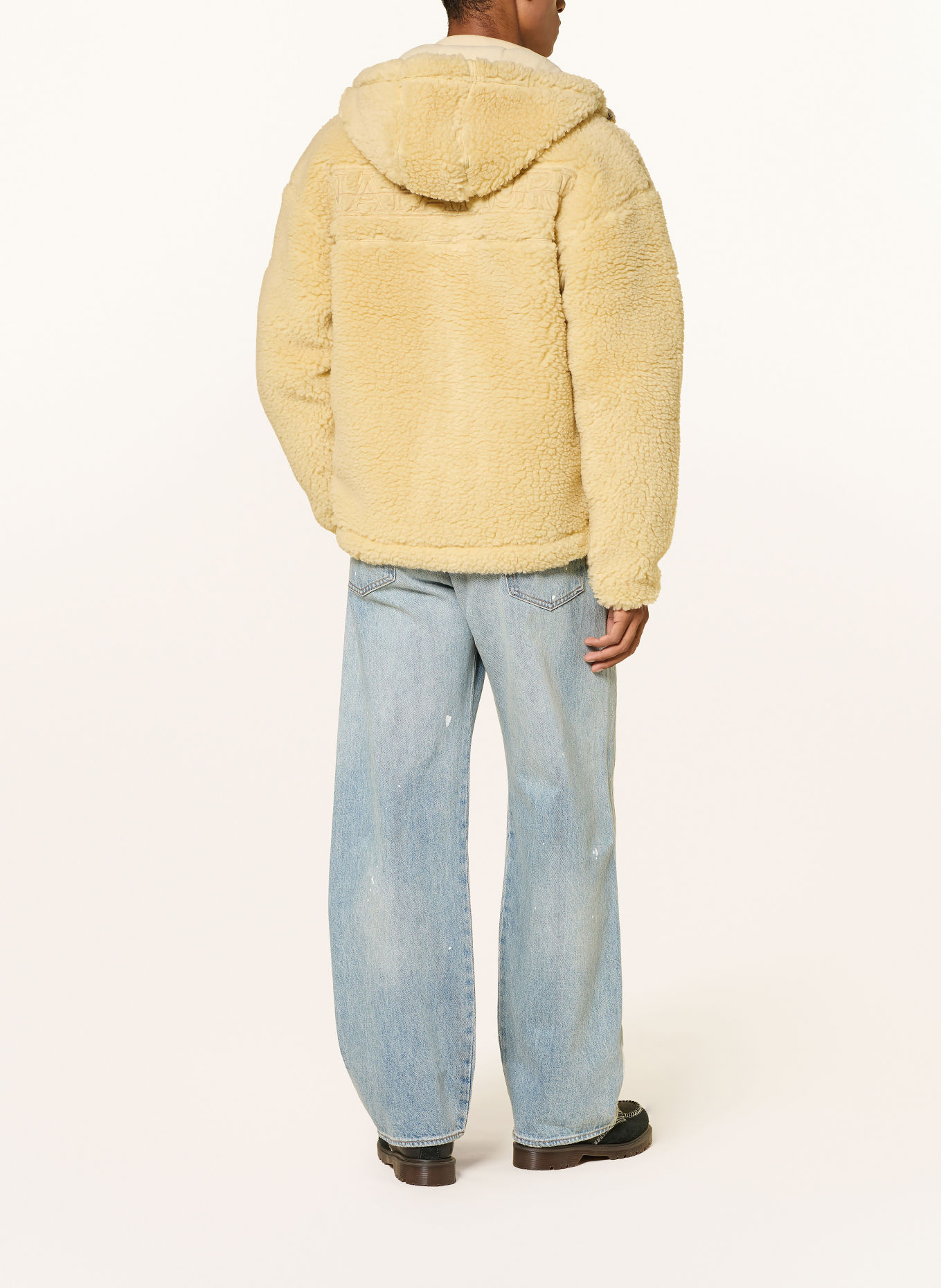 NAPAPIJRI Teddyfell-Jacke: HELLGELB