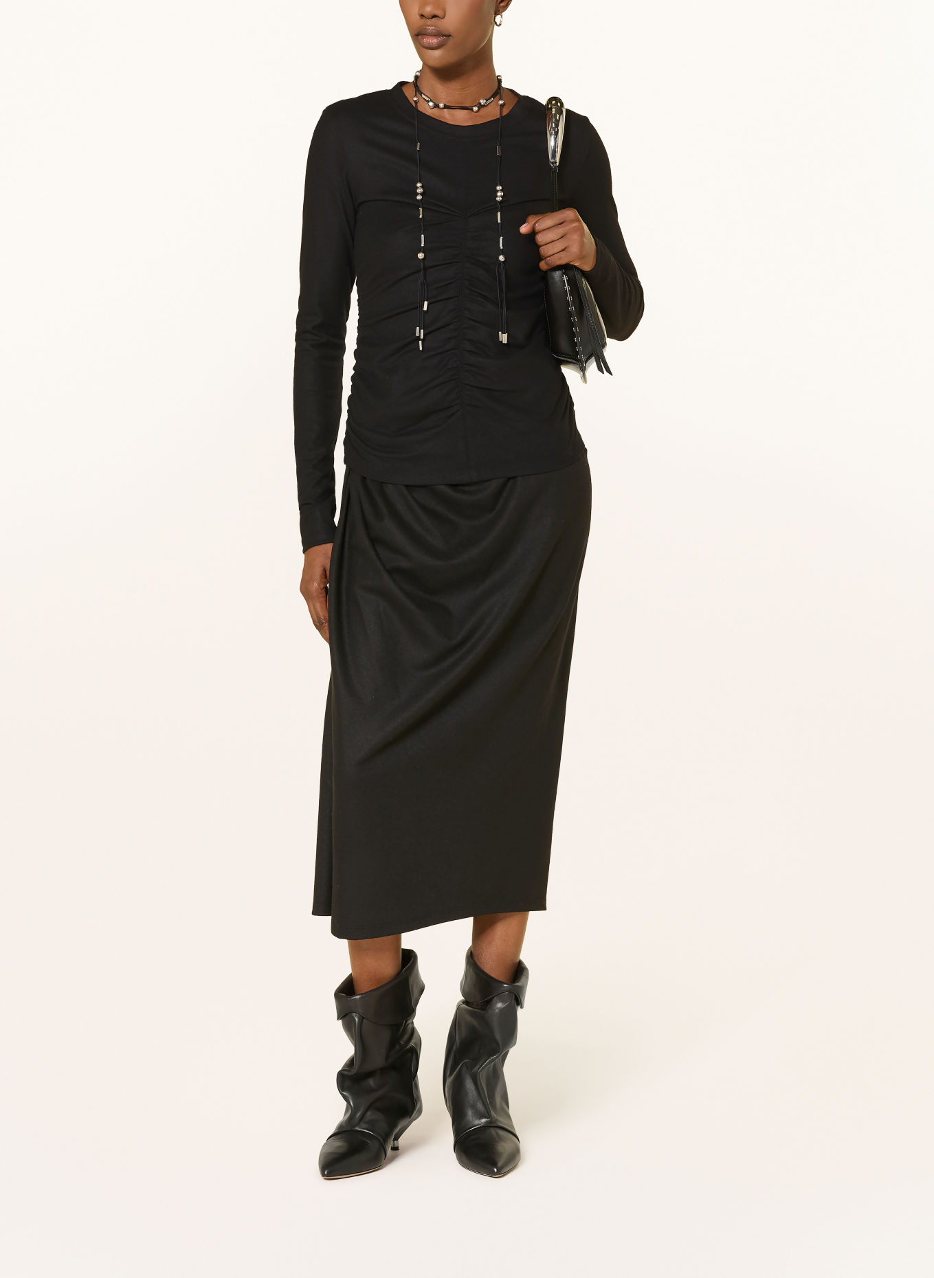 MARANT ÉTOILE Longsleeve DELESA: ZWART