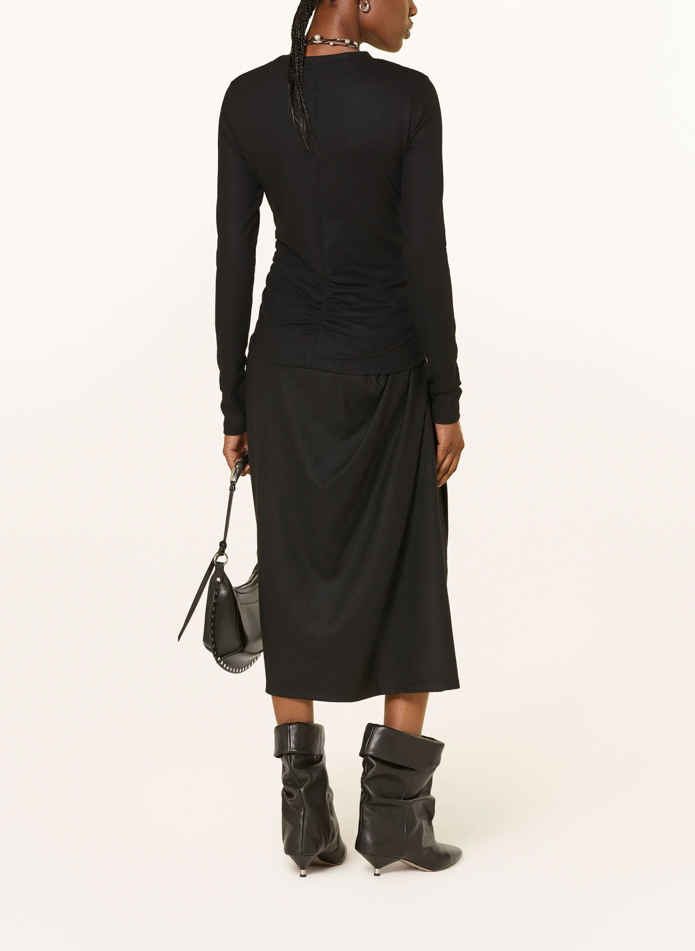 MARANT ÉTOILE Longsleeve DELESA: ZWART