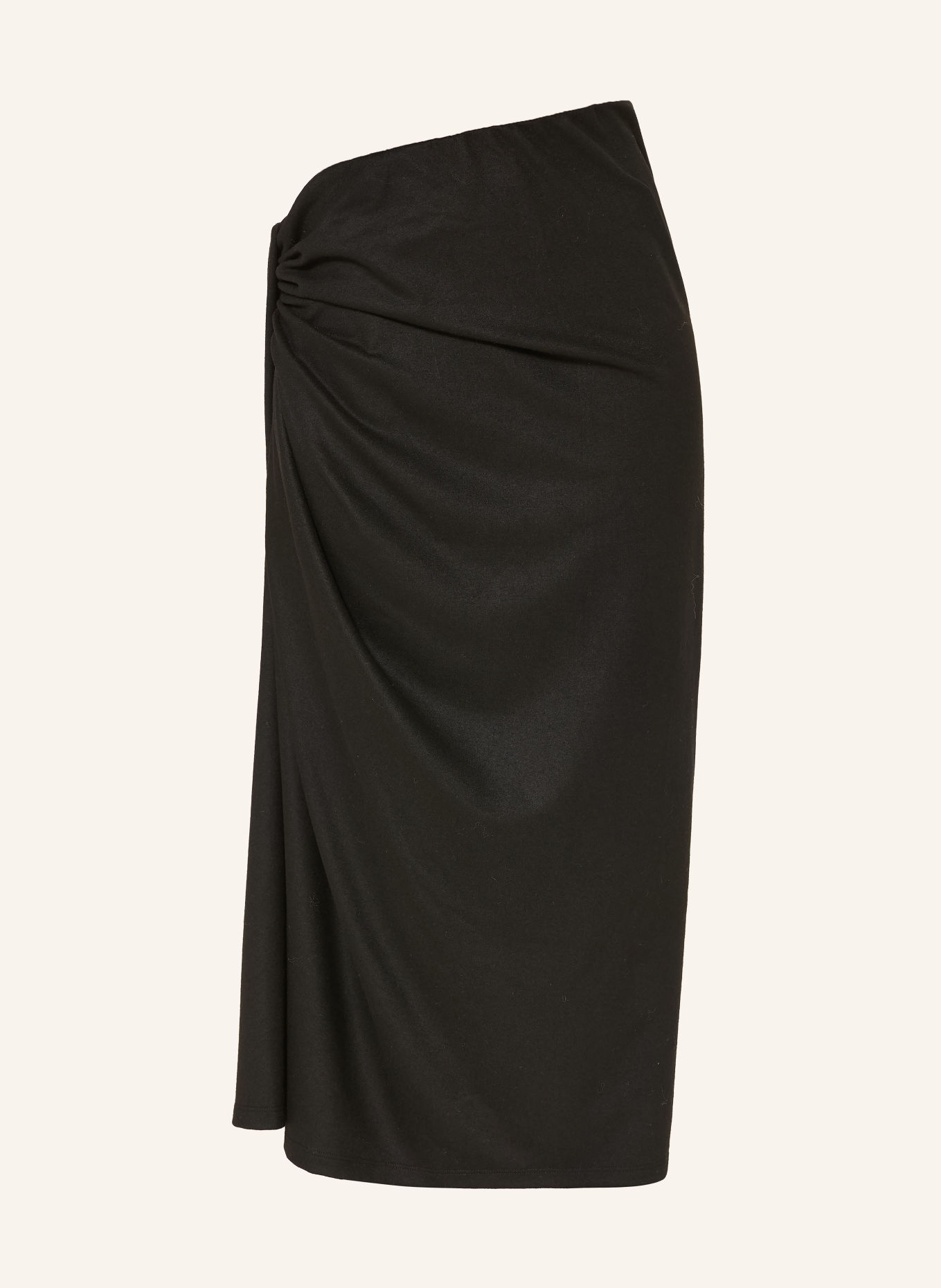 MARANT ÉTOILE JELDIA Flannel Skirt: BLACK