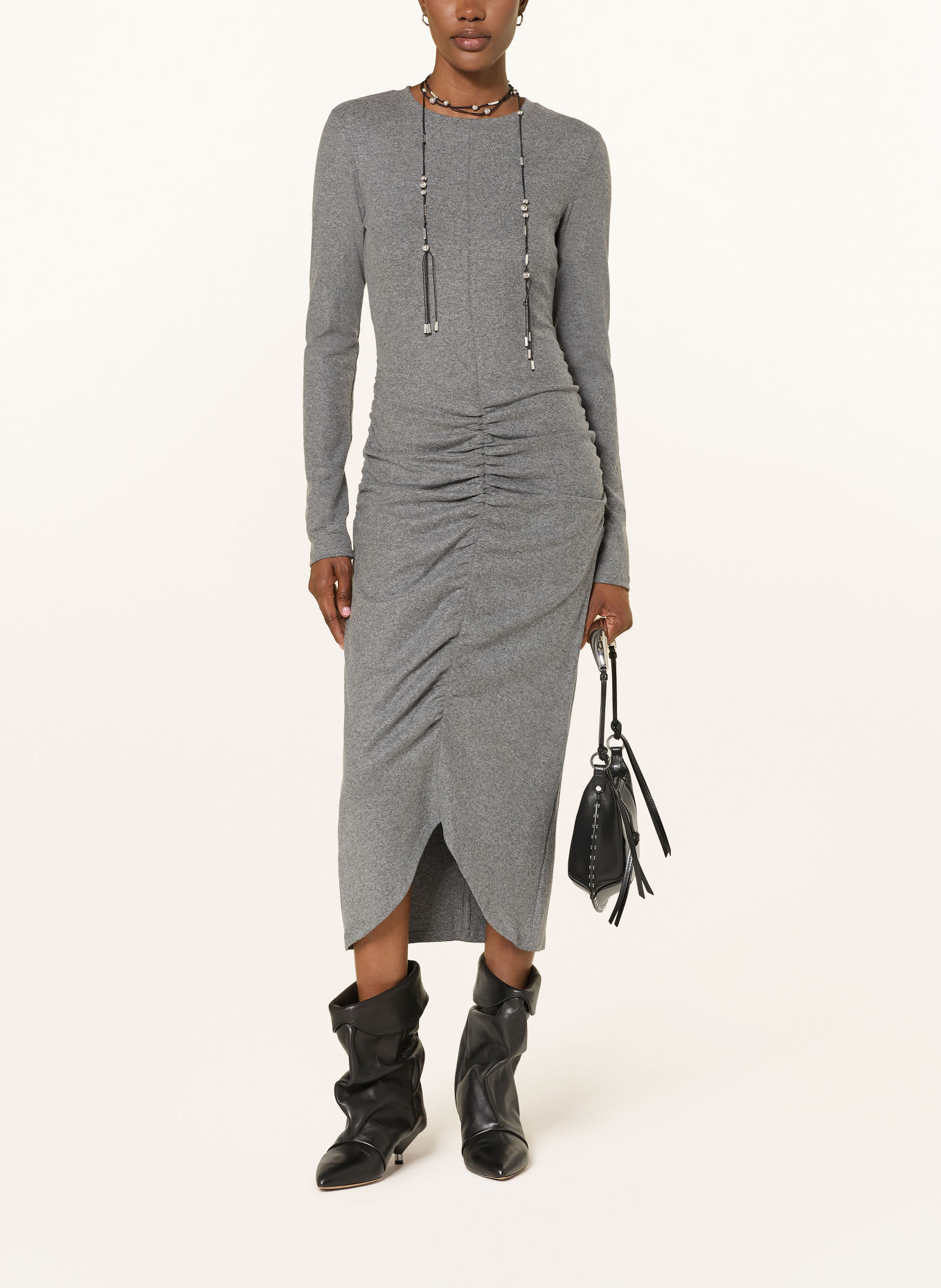 MARANT ÉTOILE Etuikleid DYLIN aus Jersey: GRAU