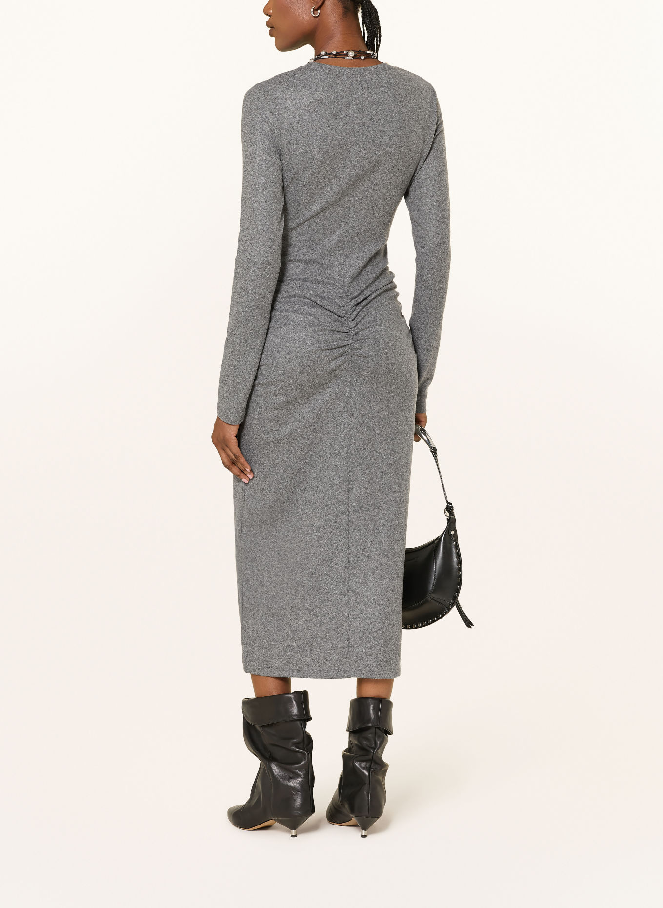 MARANT ÉTOILE Etuikleid DYLIN aus Jersey: GRAU