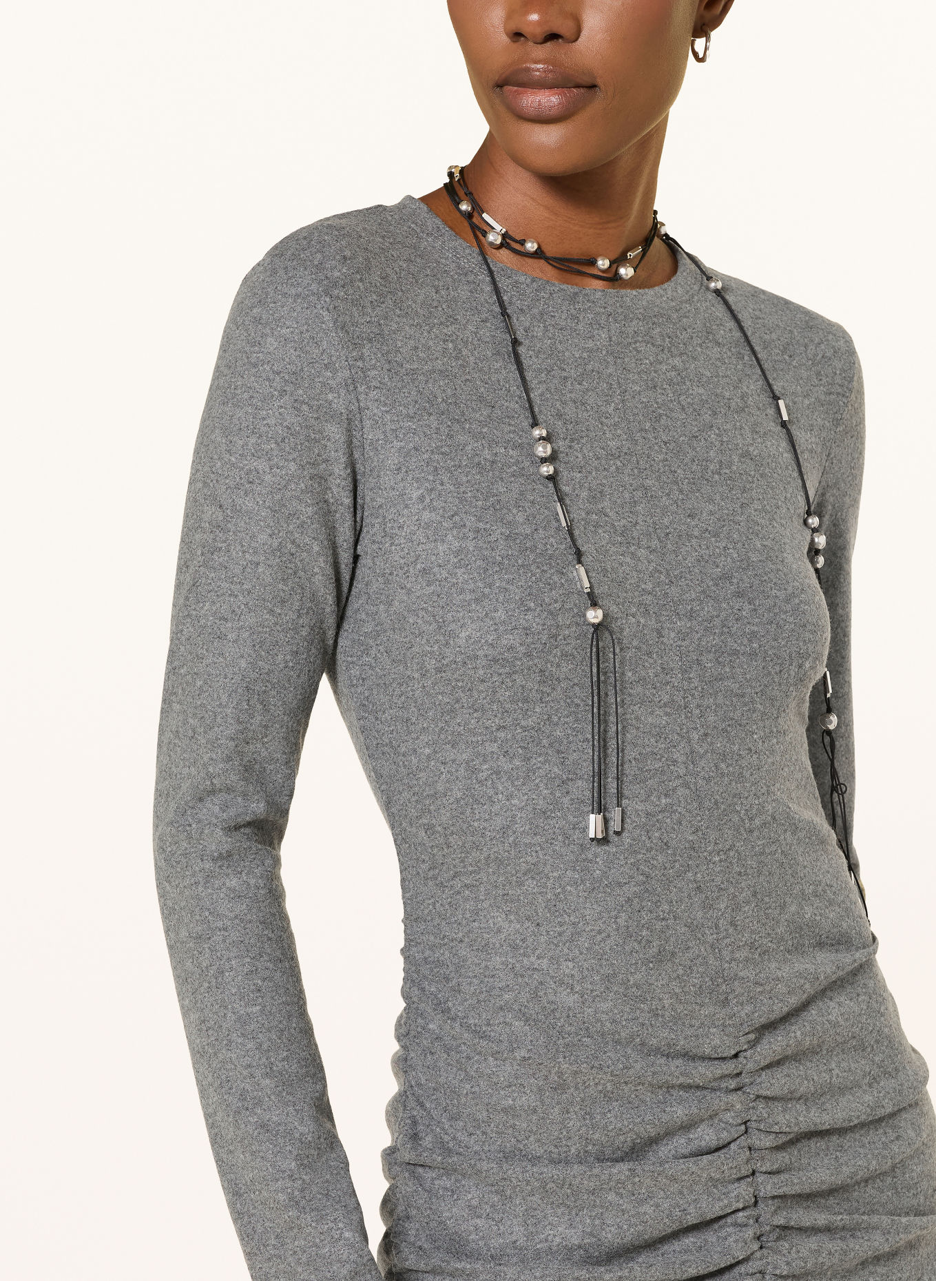 MARANT ÉTOILE Etuikleid DYLIN aus Jersey: GRAU