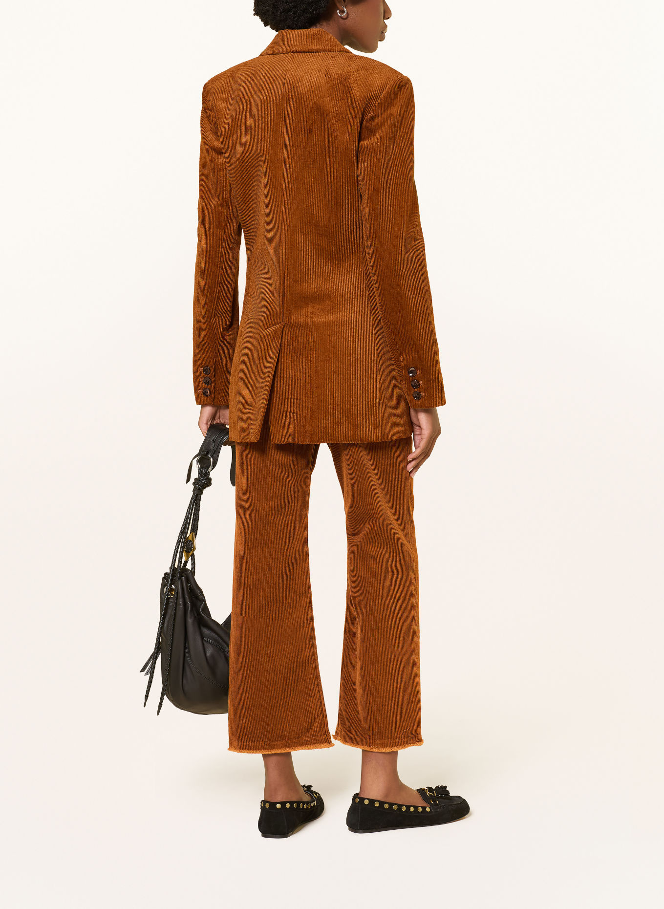 MARANT ÉTOILE Longblazer RASMA aus Cord: COGNAC