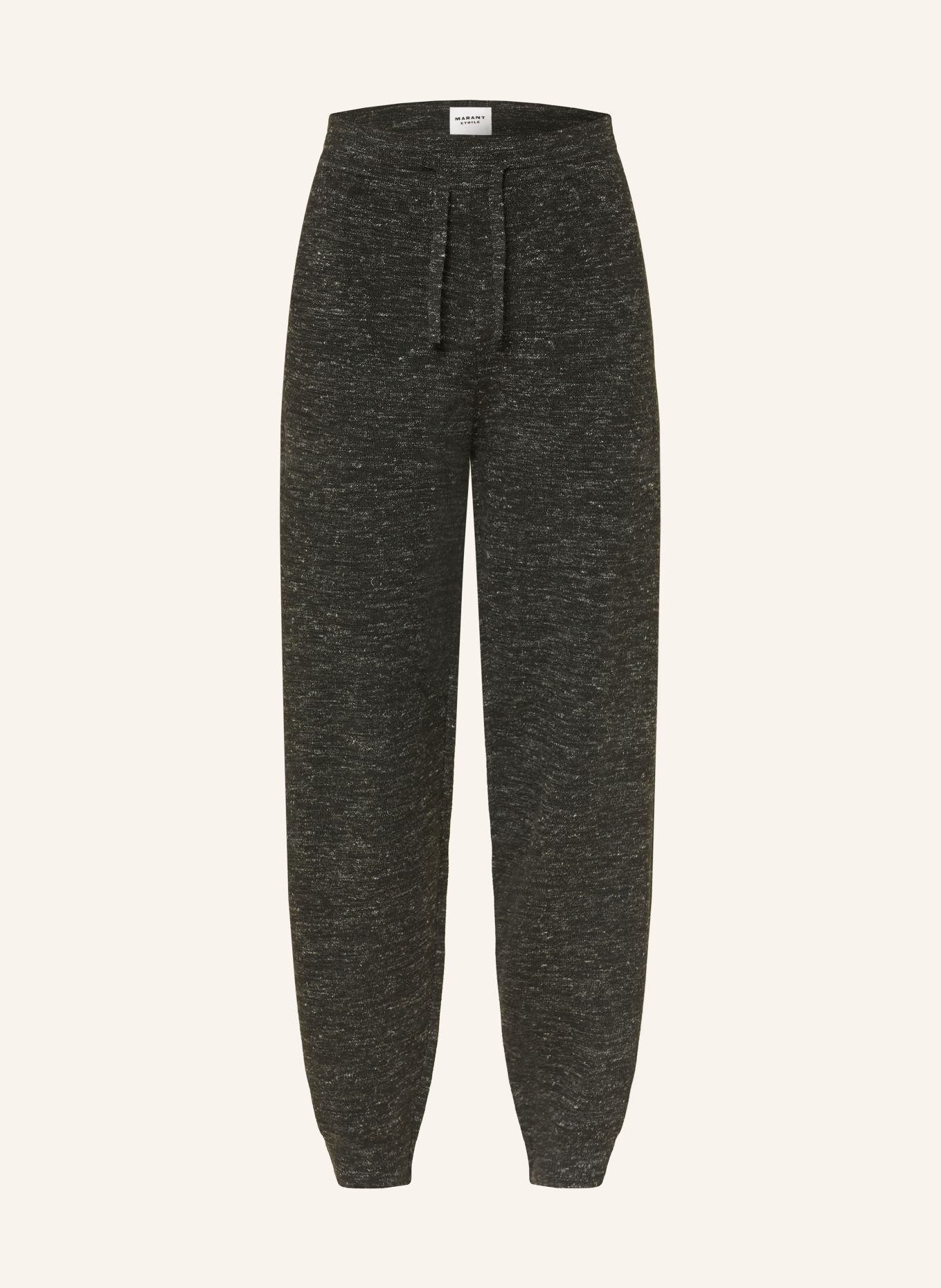 MARANT ÉTOILE Strickhose KIRA im Jogging-Stil: SCHWARZ