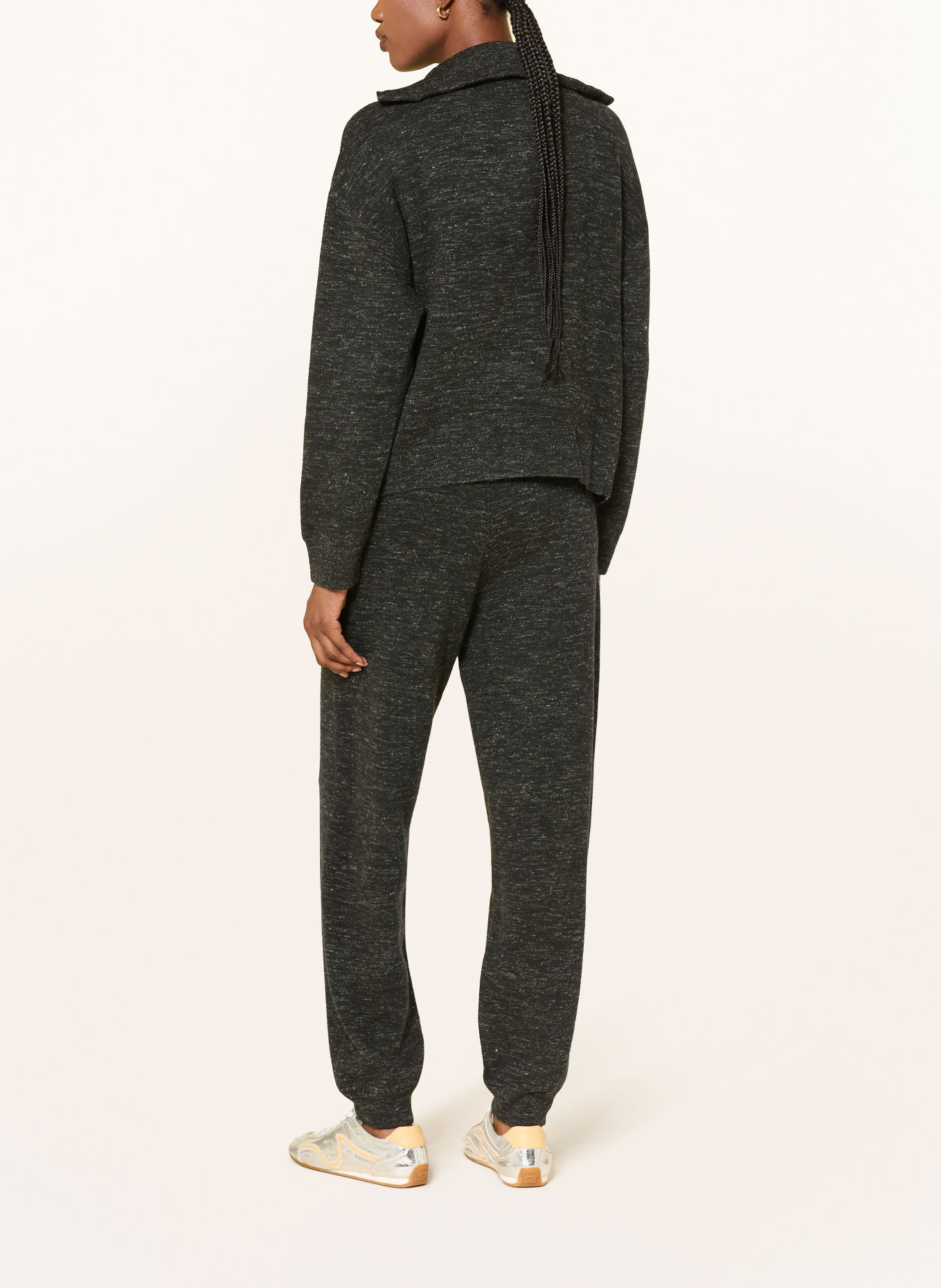 MARANT ÉTOILE Strickhose KIRA im Jogging-Stil: SCHWARZ