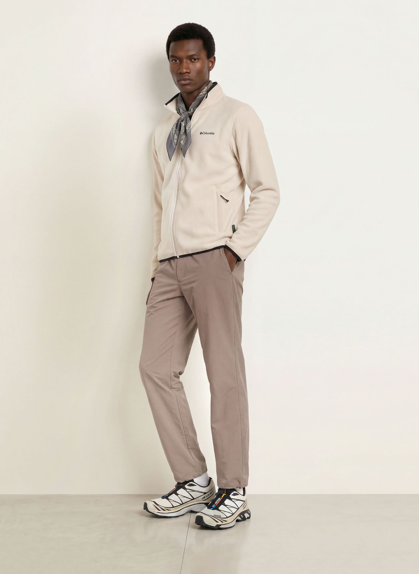Columbia Veste polaire PACIFIC ARCH™ 200: BEIGE / NOIR
