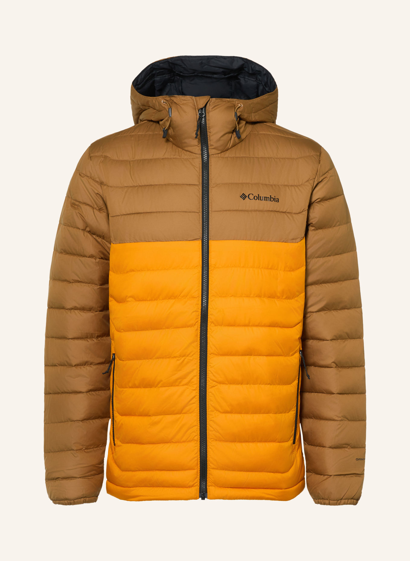 Columbia Veste matelassée POWDER LITE™ II: MARRON CLAIR / JAUNE FONCÉ