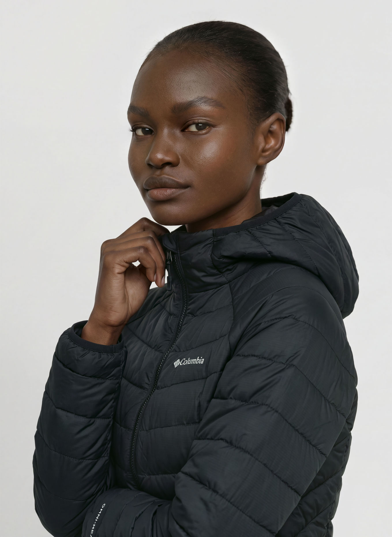 Columbia POWDER LITE II Quilted Jacket: BLACK
