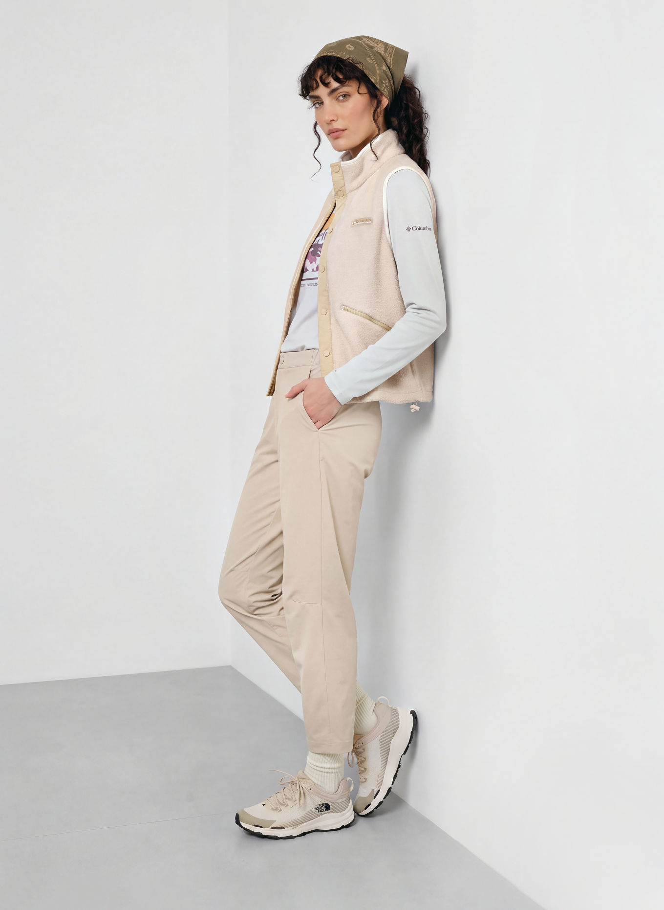 Columbia Fleece bodywarmer HELVETIA™: BEIGE