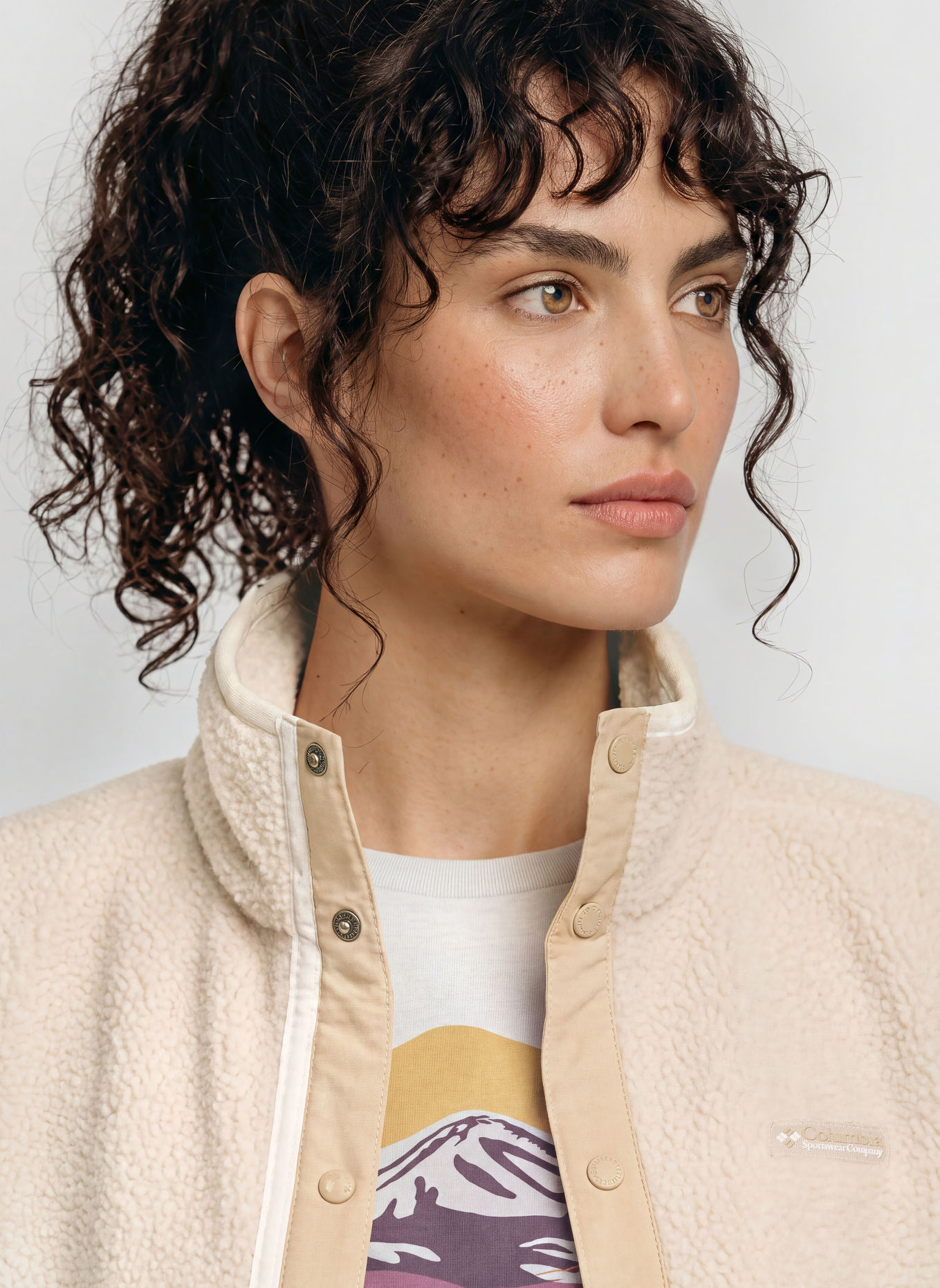 Columbia Fleece bodywarmer HELVETIA™: BEIGE