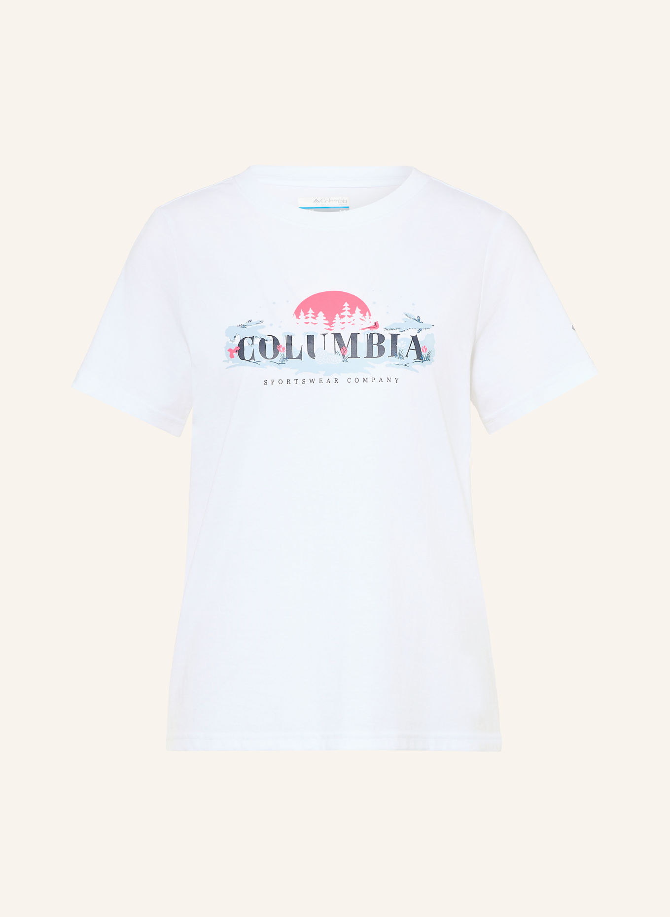Columbia T-shirt ROLLING BEND™: WIT