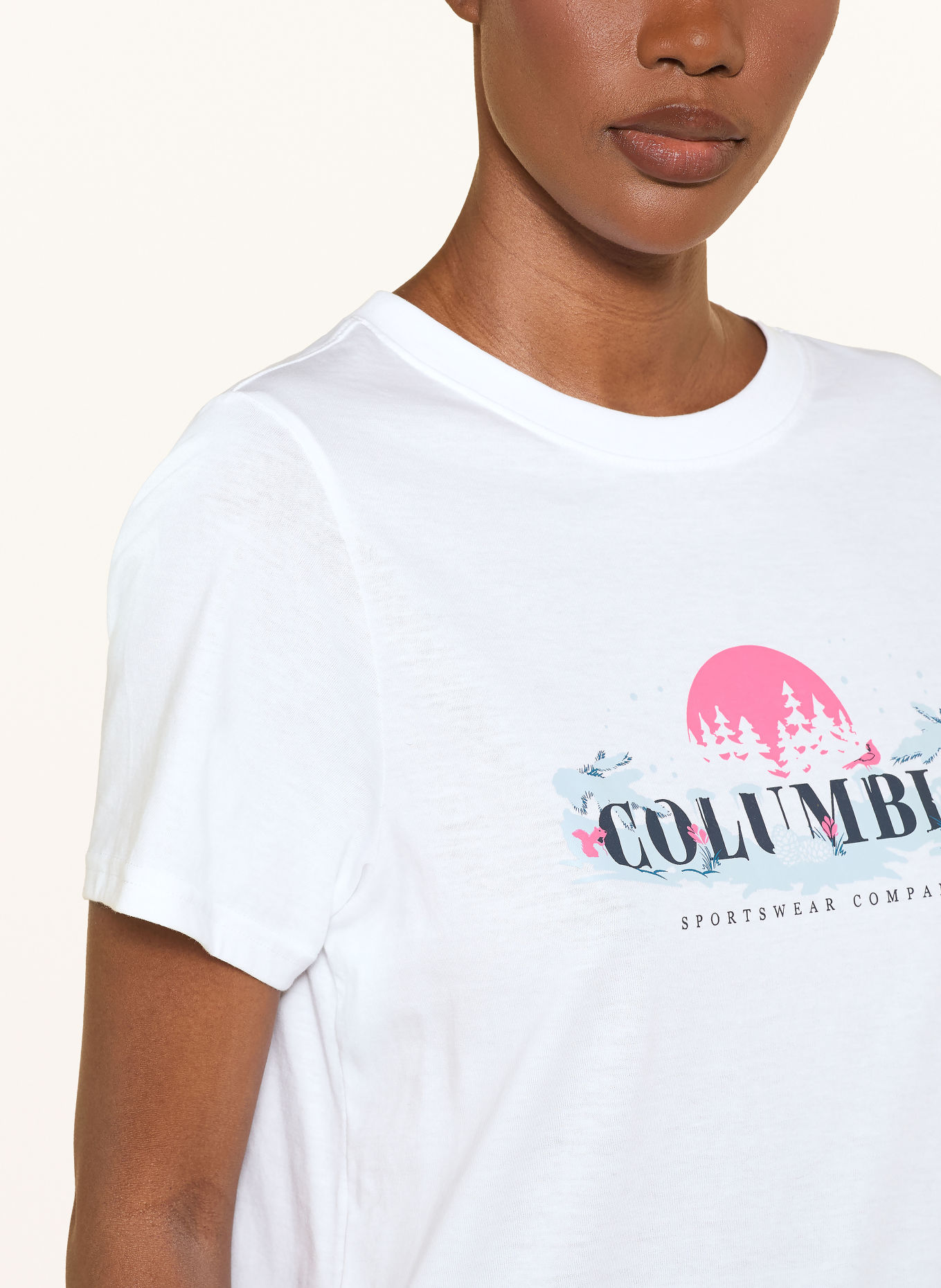 Columbia T-shirt ROLLING BEND™: WIT