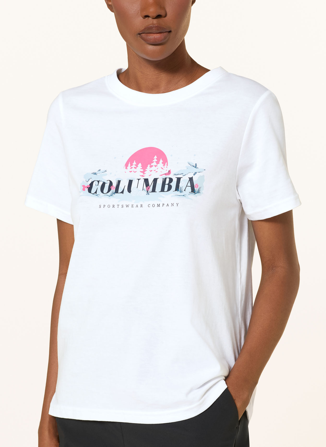 Columbia T-shirt ROLLING BEND™: WIT