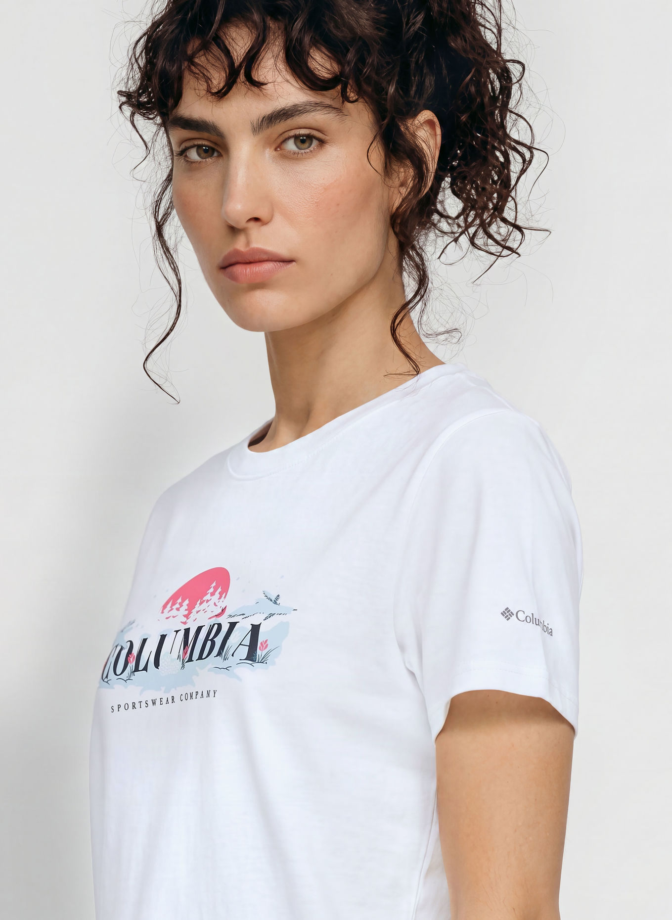 Columbia T-shirt ROLLING BEND™: WIT