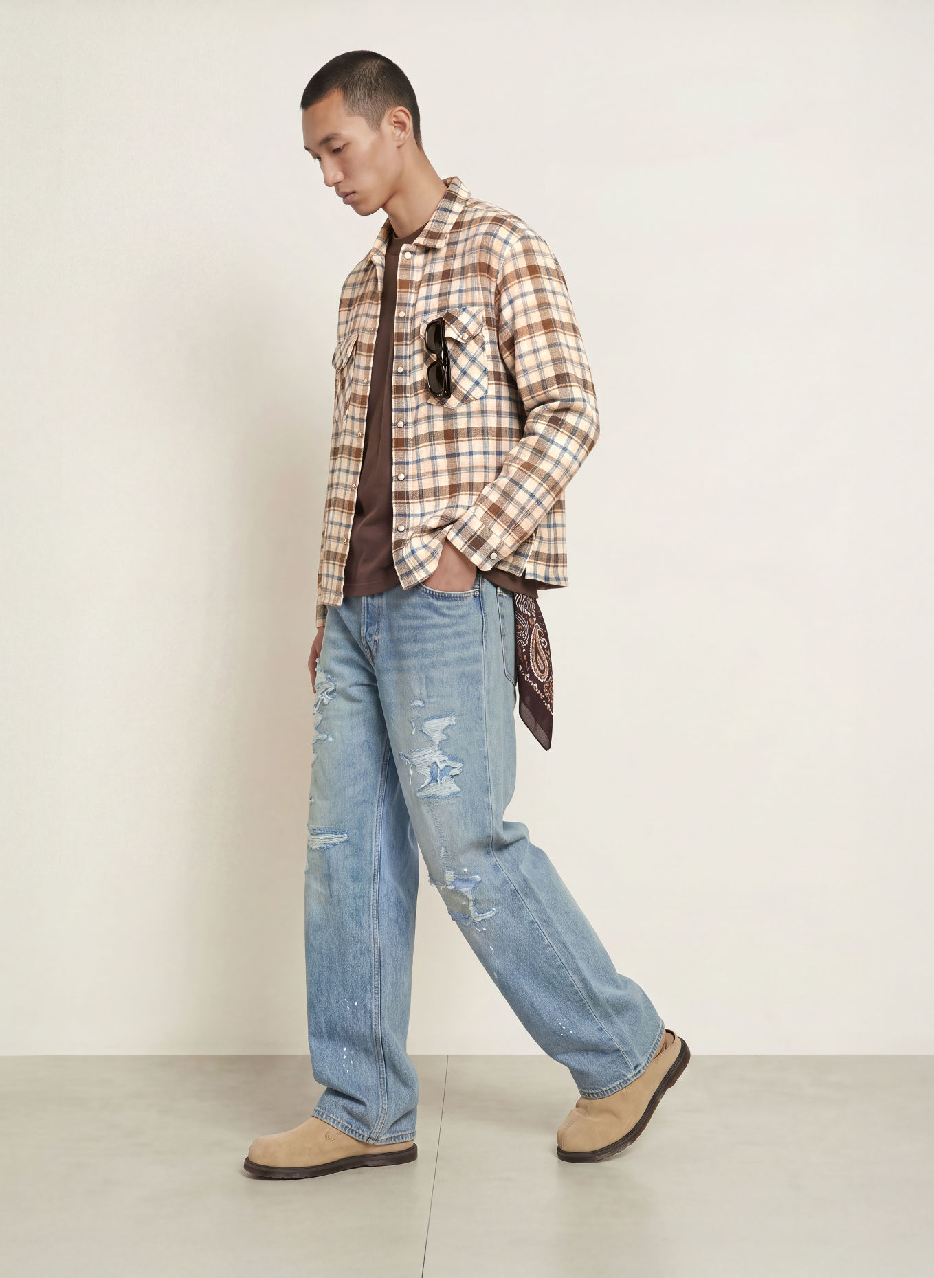 Levi's® Koszula wierzchnia: BEŻOWY / BRĄZOWY / NIEBIESKI