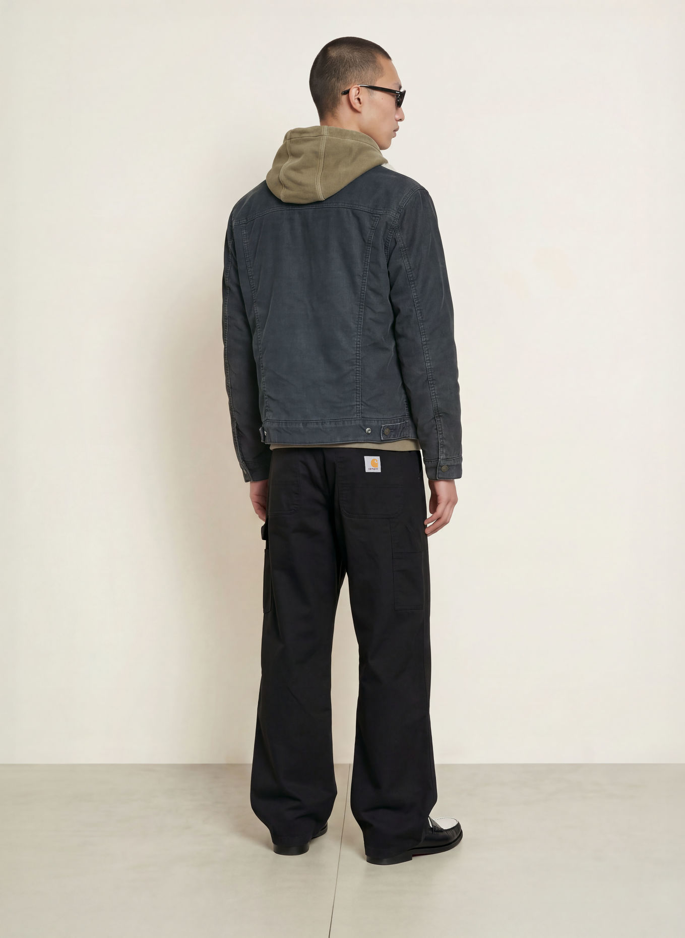 Levi's® Cordjacka: MÖRKGRÅ / GRÄDDE