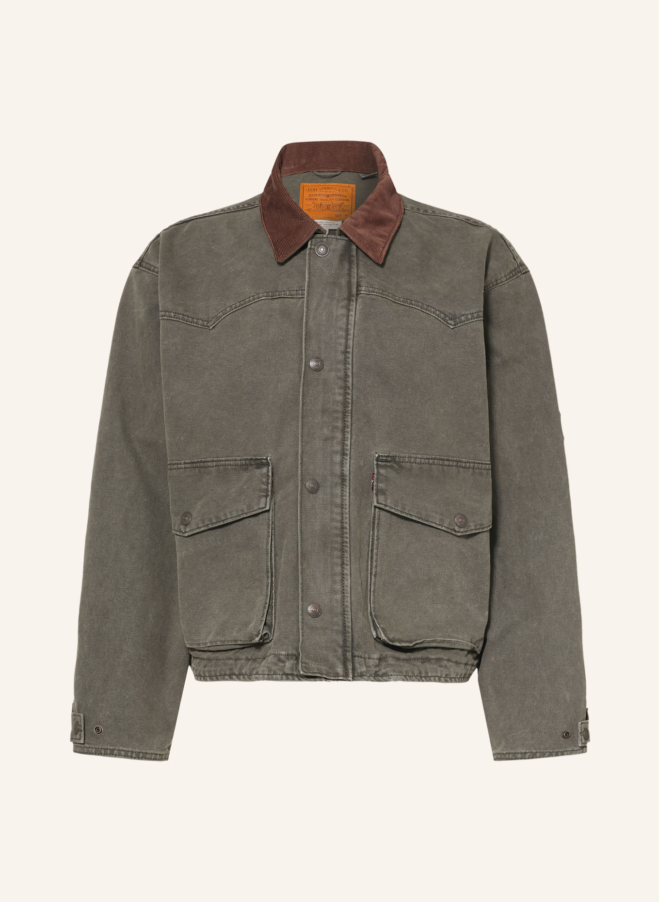 Levi's® HILLTOP Jacket: KHAKI / BROWN