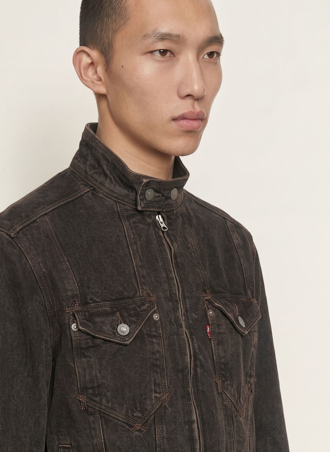 Levi's® Veste en jean TWISTED MOTO: 00 Blacks