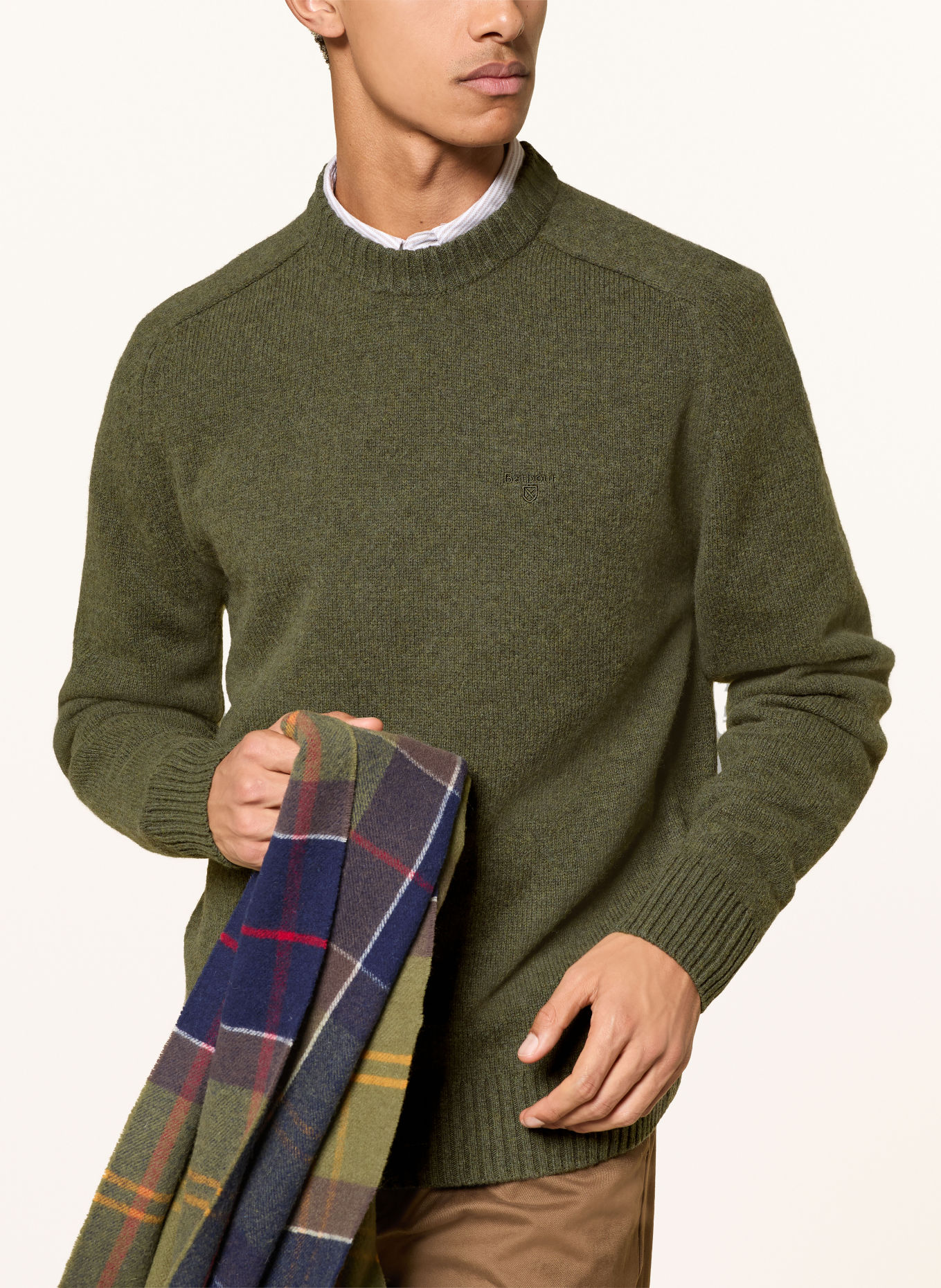 Barbour Sweater: MØRKEGRØN / MØRKERØD / MØRKEBLÅ
