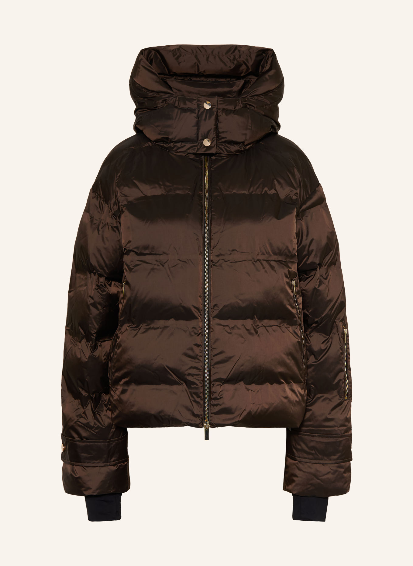 MRS & HUGS Ski-jas: MARRON FONCÉ