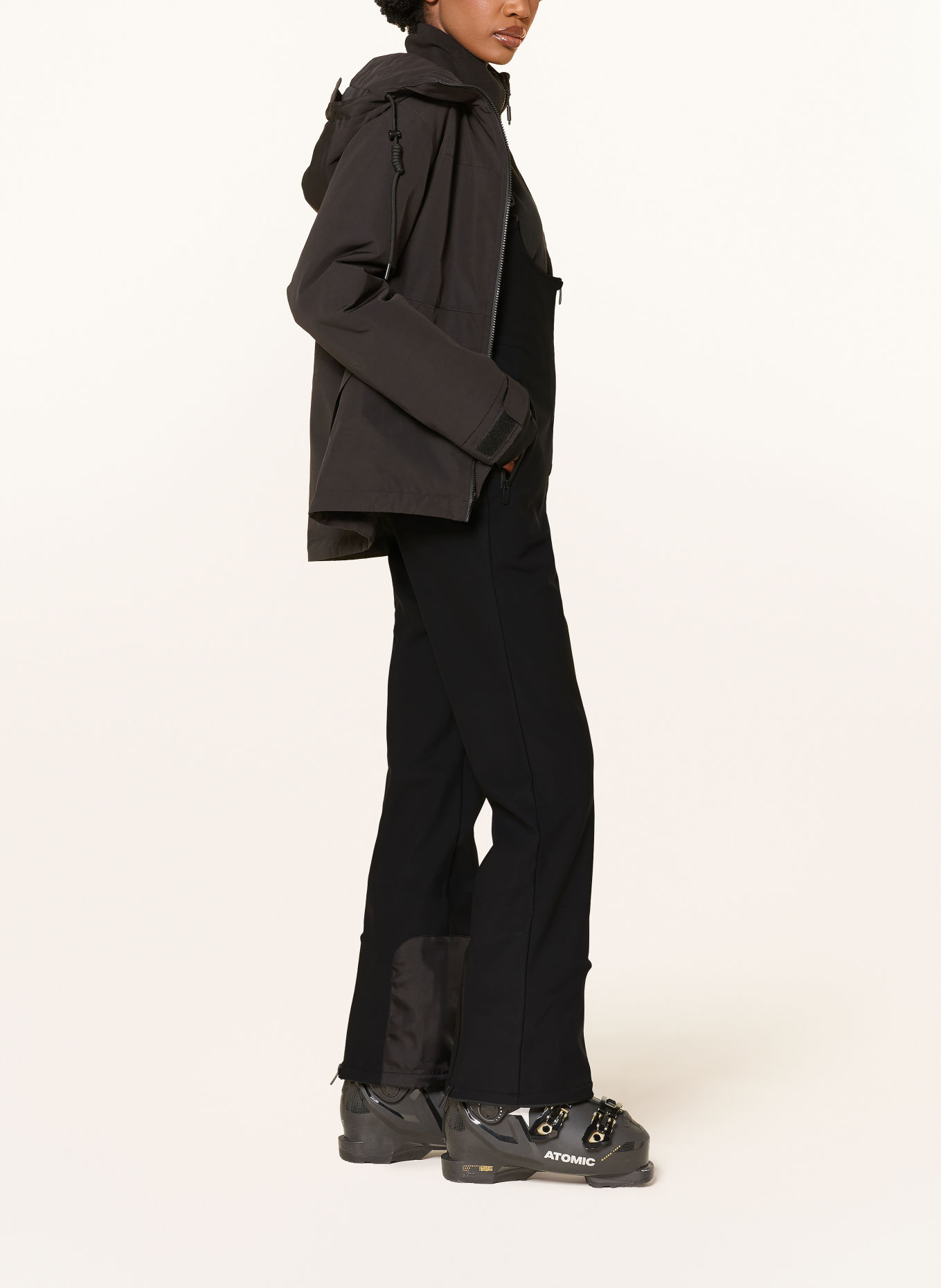 MRS & HUGS Softshell-skibroek: ZWART
