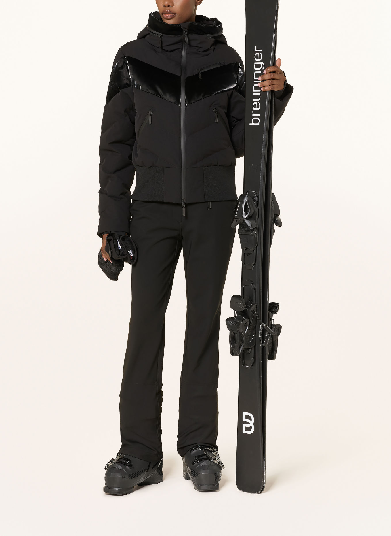 MRS & HUGS Softshell-skibroek: ZWART
