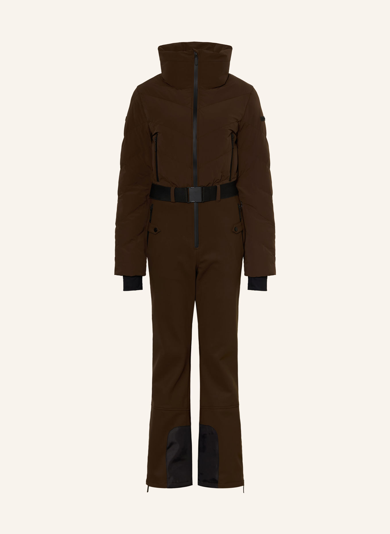 MRS & HUGS Skioverall: MARRON FONCÉ