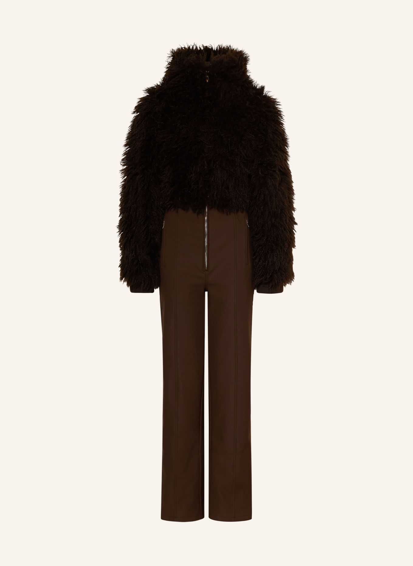 MRS & HUGS 2-in-1-Overall: MARRON FONCÉ