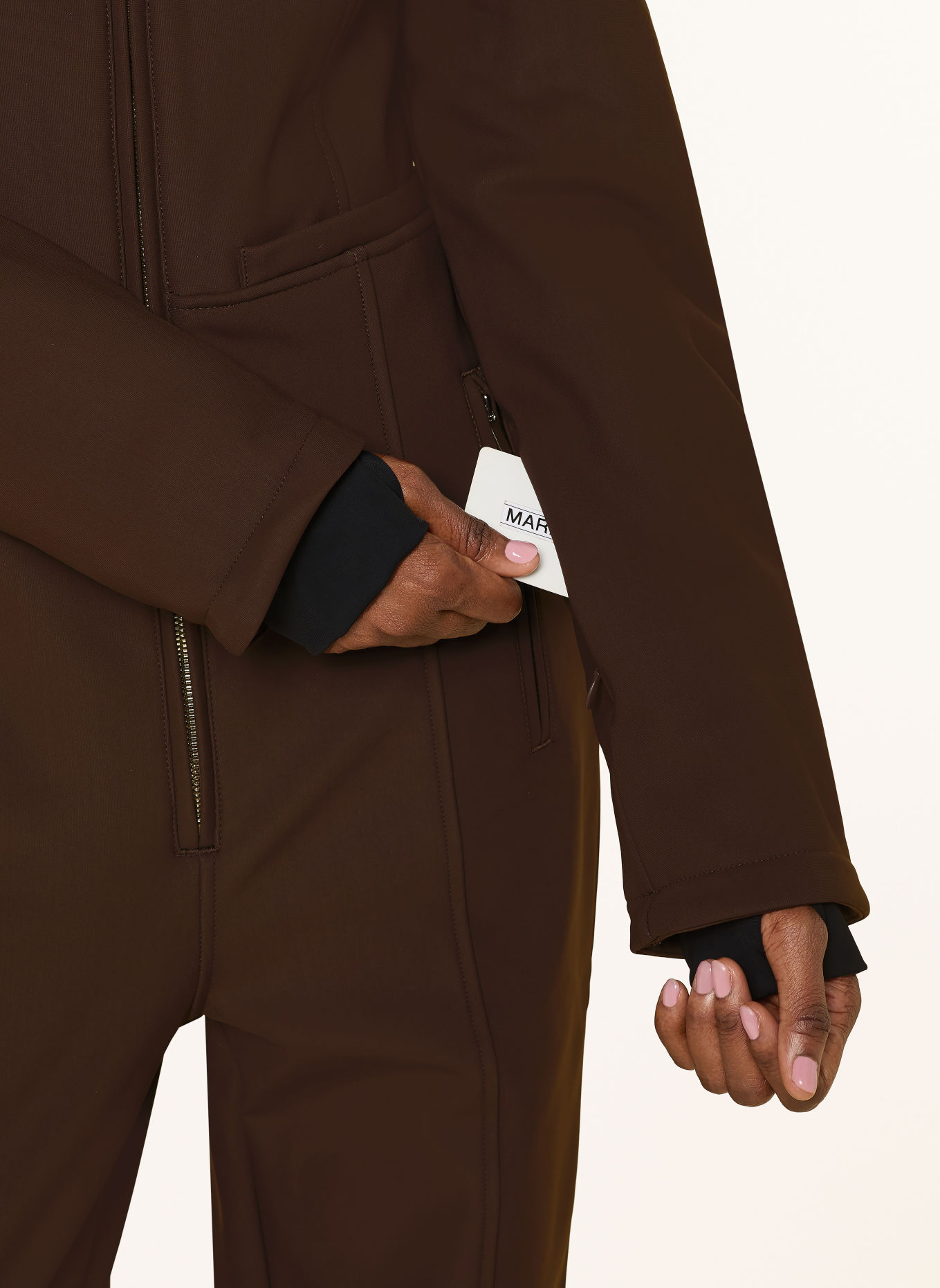 MRS & HUGS 2-in-1-Overall: MARRON FONCÉ