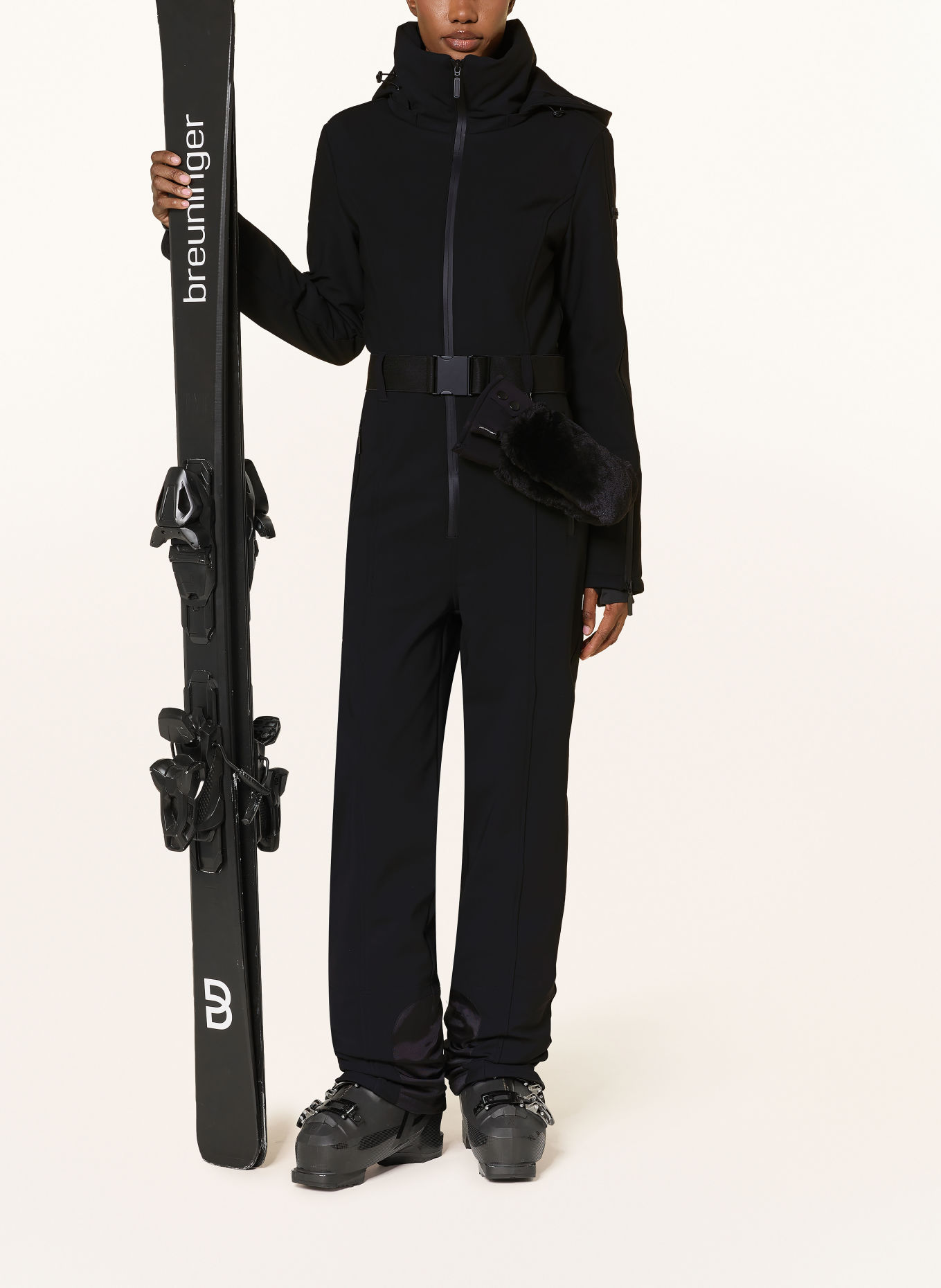 MRS & HUGS Skioverall: ZWART